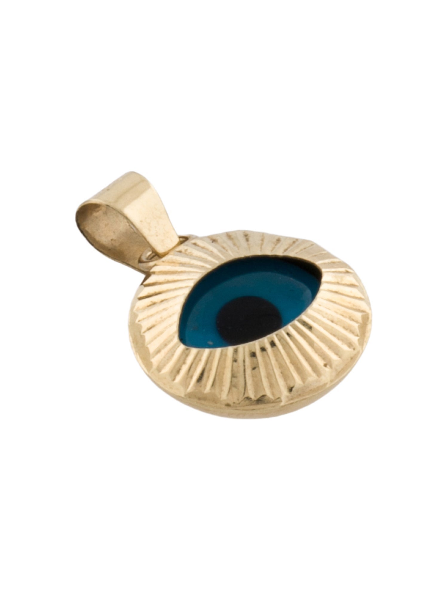 Pendant 14K Glass Evil Eye