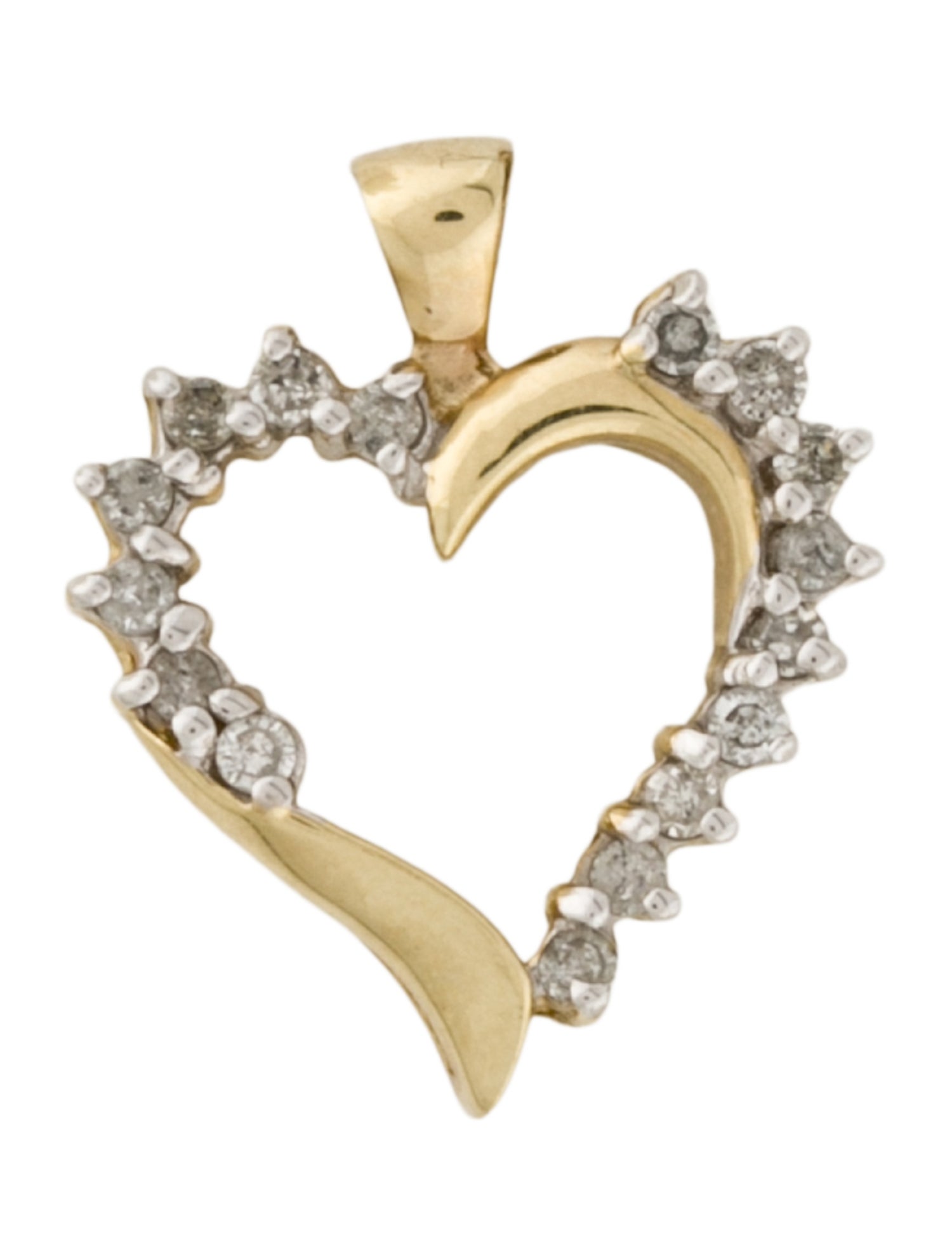 Pendant 10K Diamond Heart
