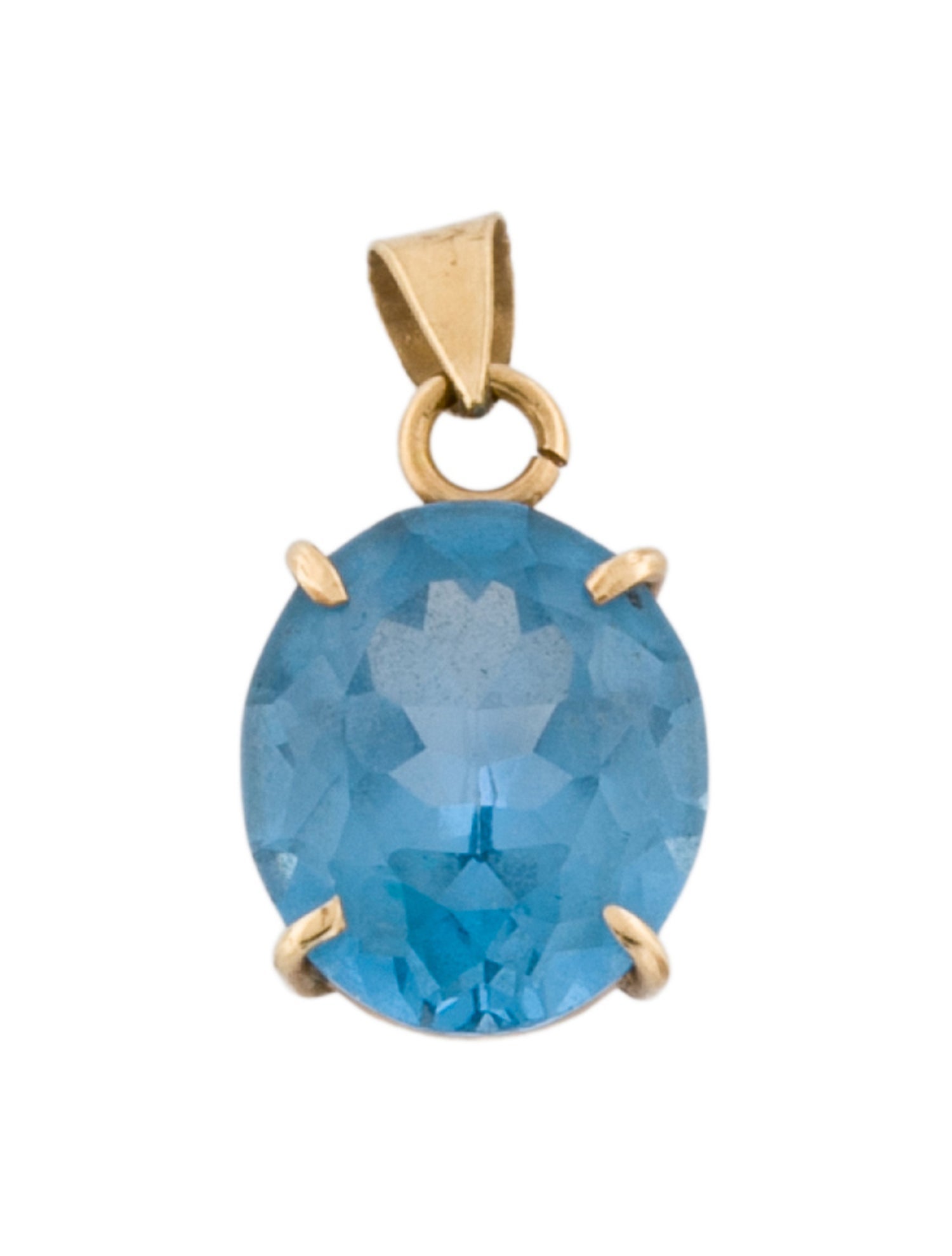 Pendant 14K Topaz