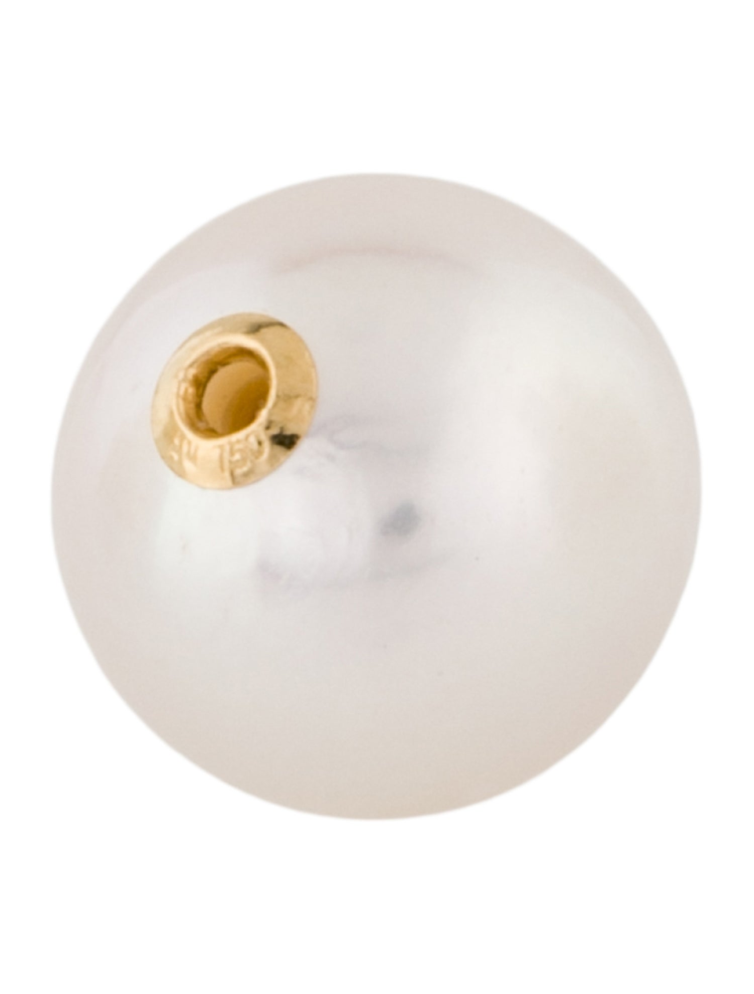 Pendant 18K Cultured Pearl Slide