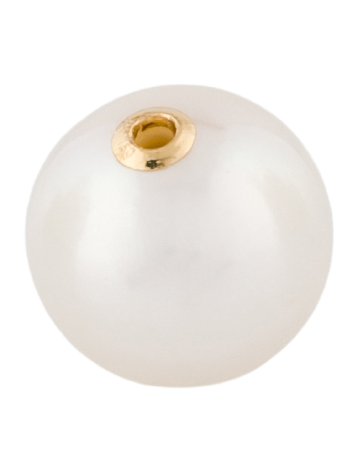 Pendant 18K Cultured Pearl Slide