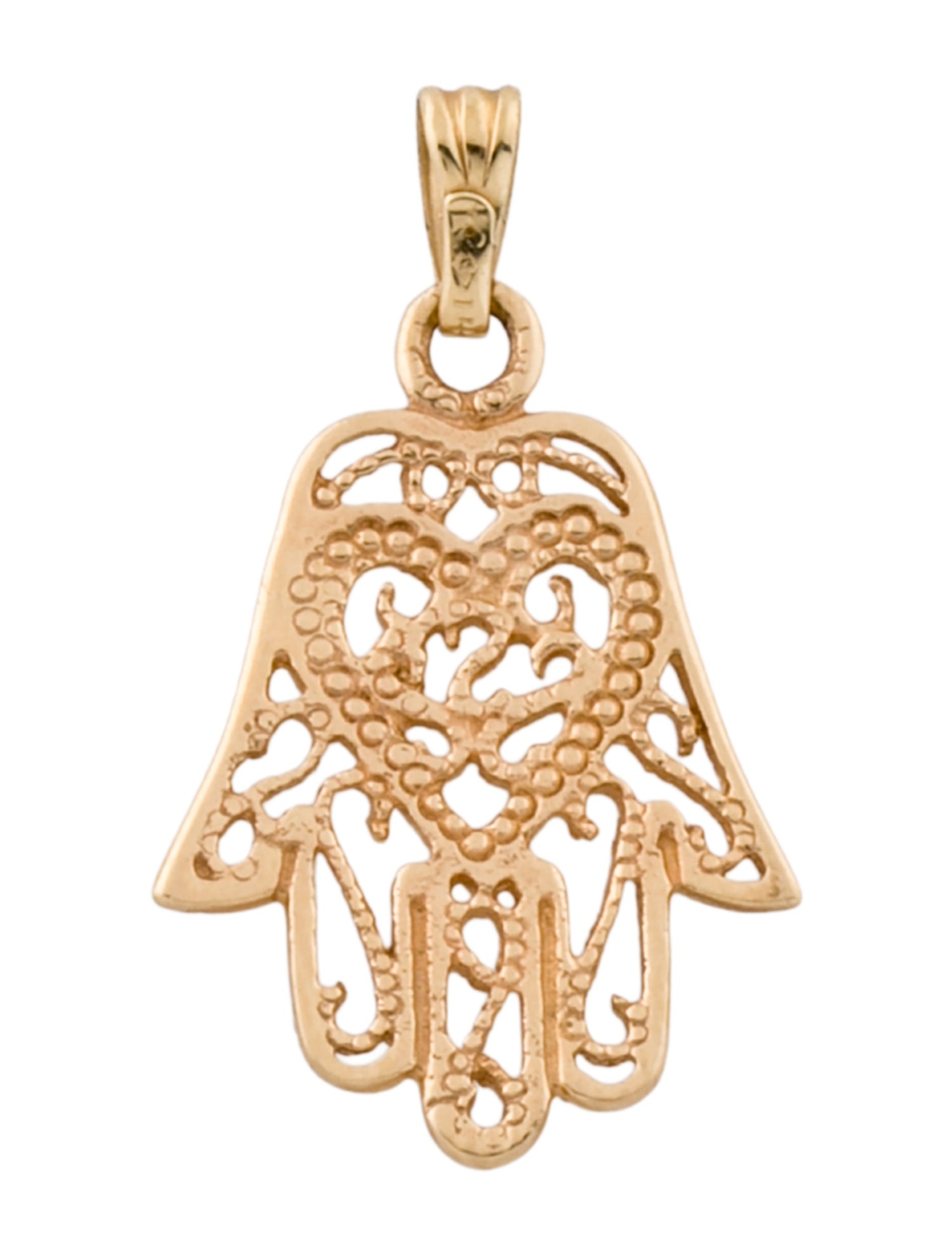 Pendant 14K Hamsa