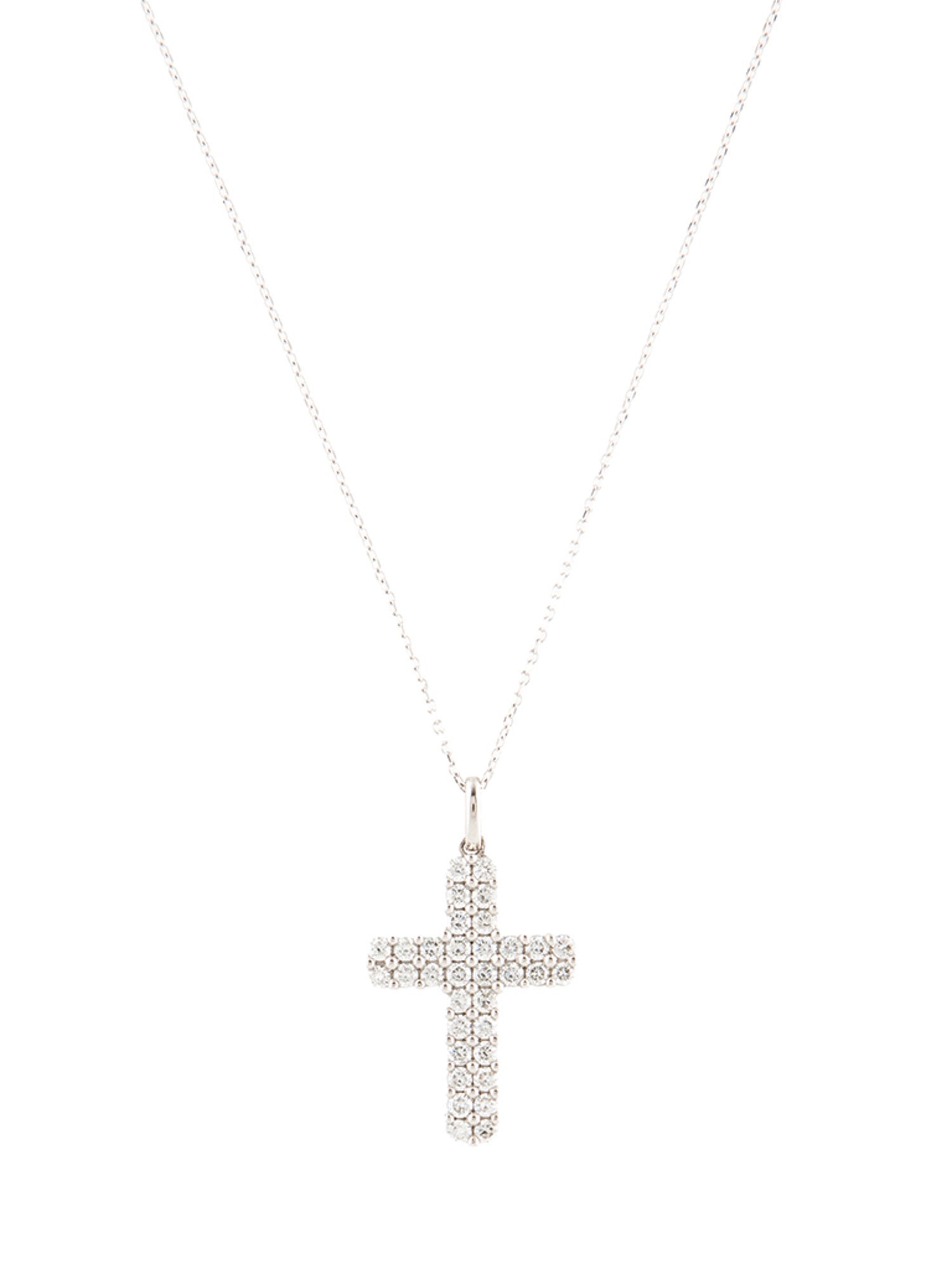 Pendant 14K Diamond Cross pendant Necklace
