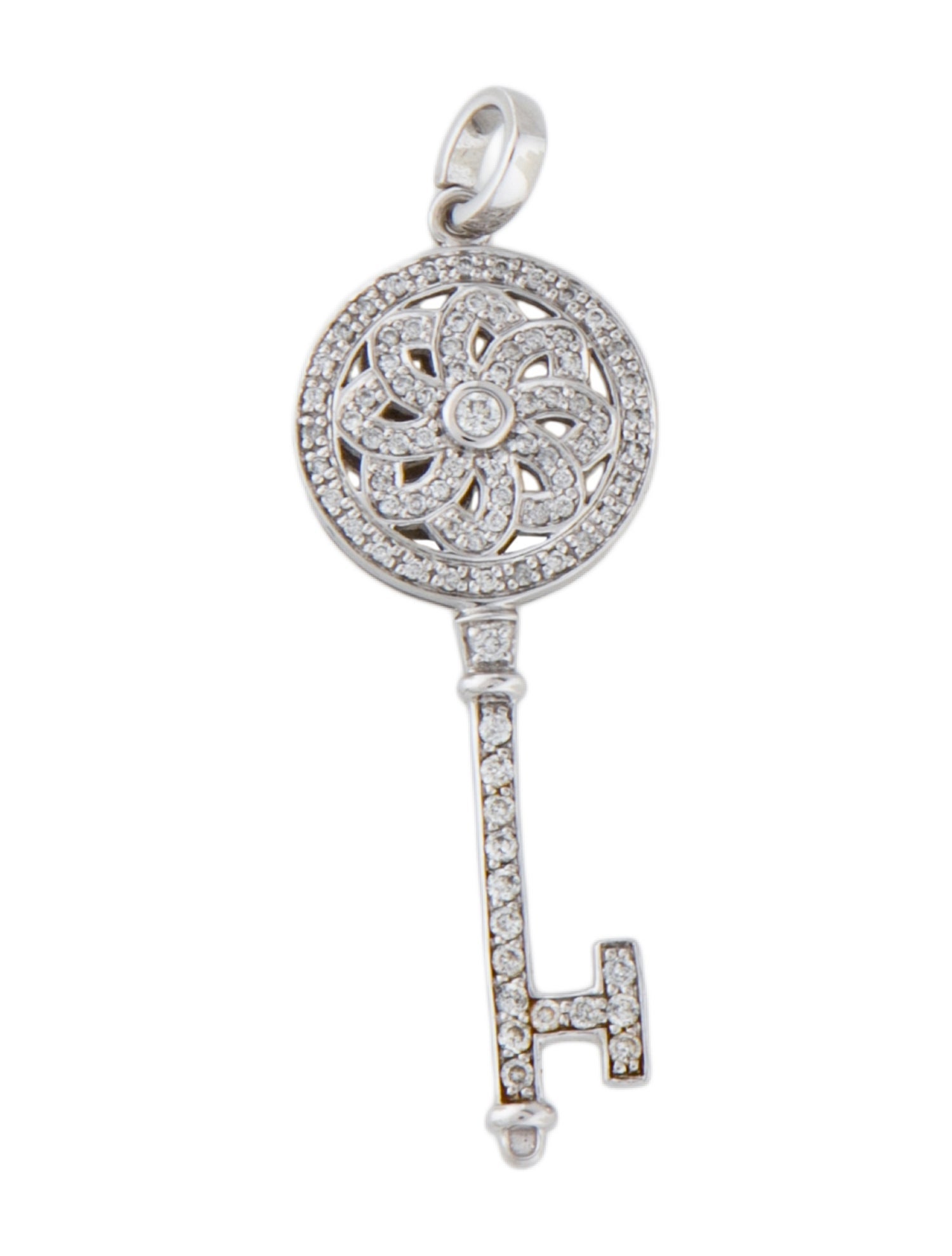 Pendant 14K Diamond Key