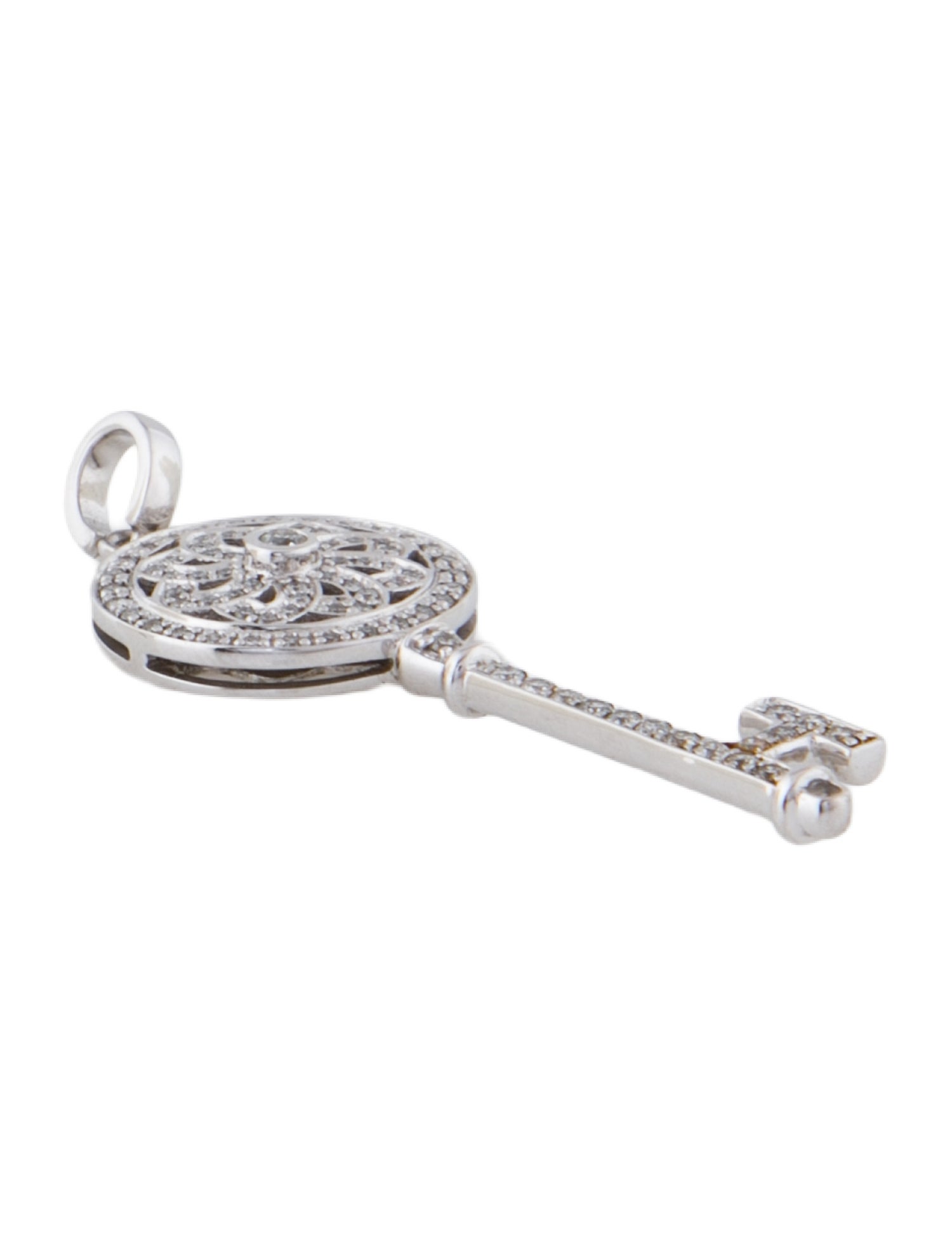 Pendant 14K Diamond Key