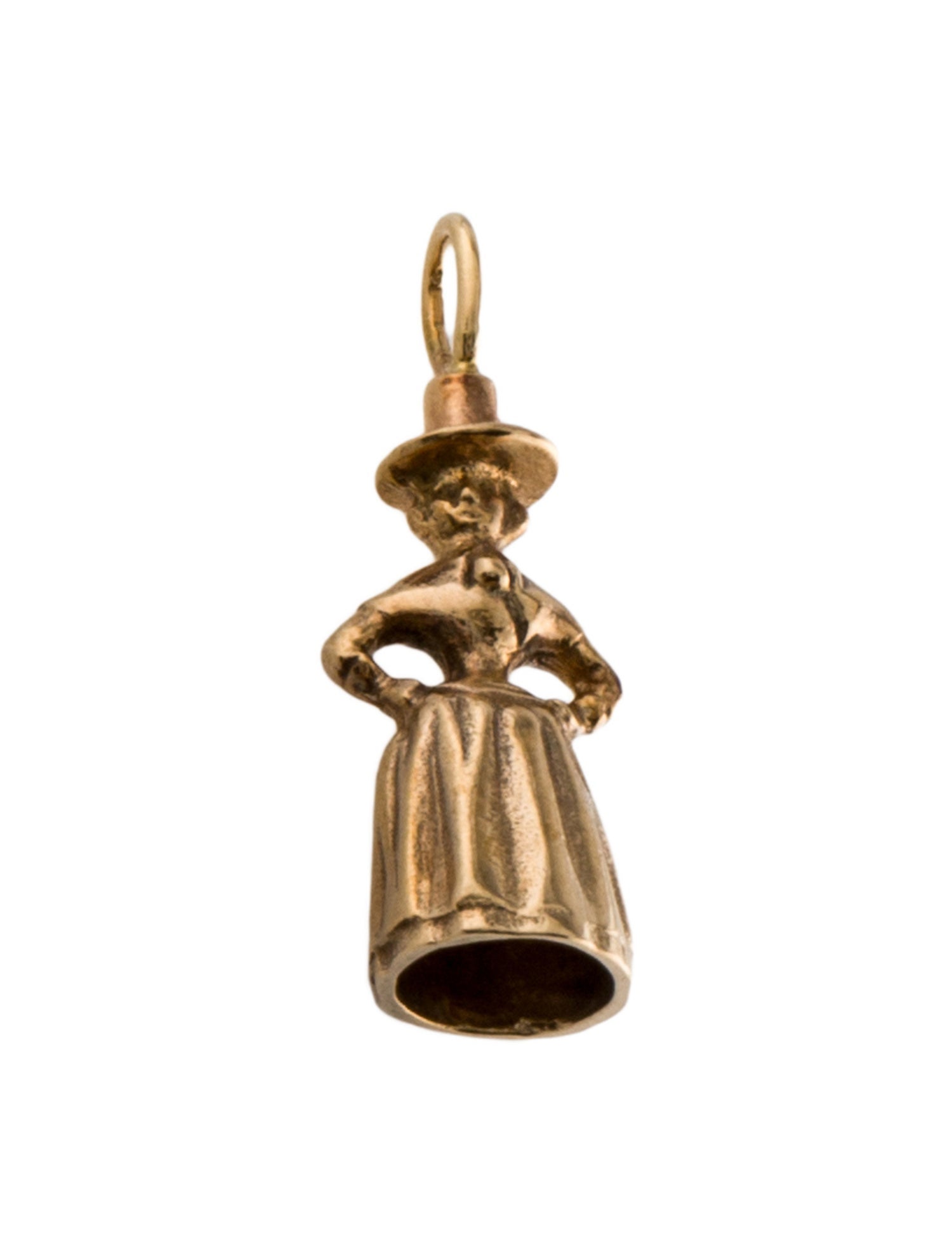 Pendant Vintage 9K Lady