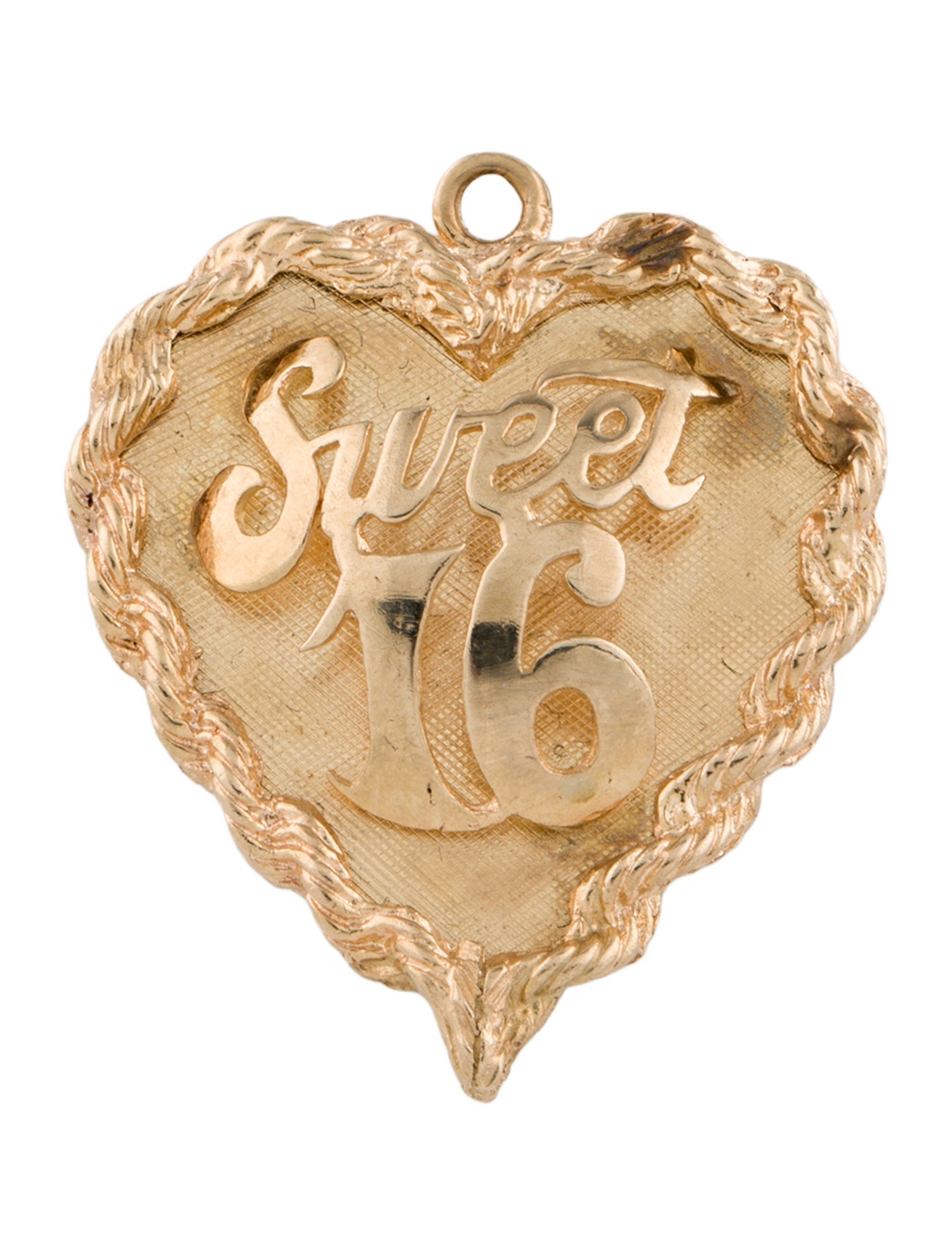 Pendant 14K Sweet 16 Pendant