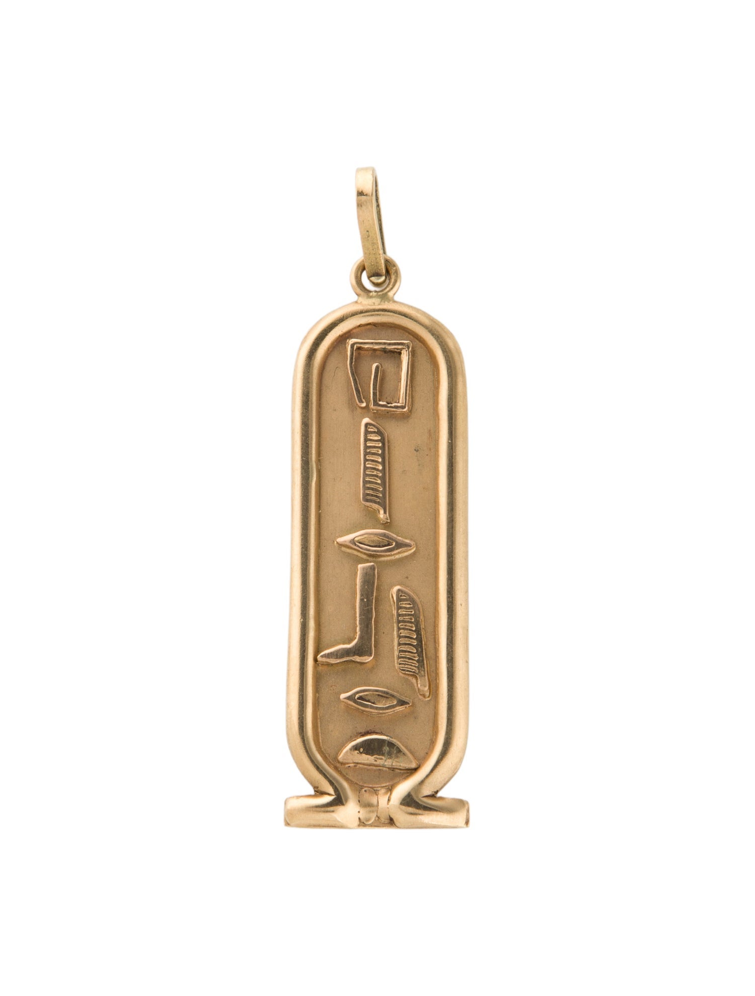 Pendant 18K Egyptian Cartouche
