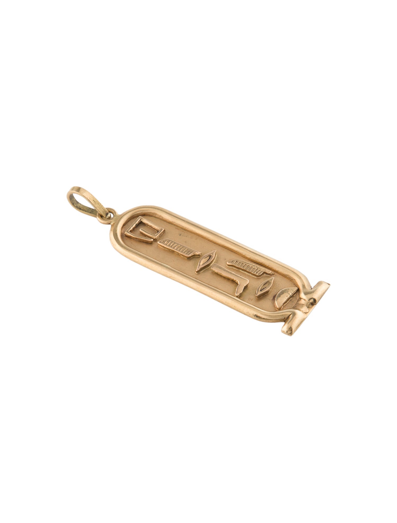 Pendant 18K Egyptian Cartouche