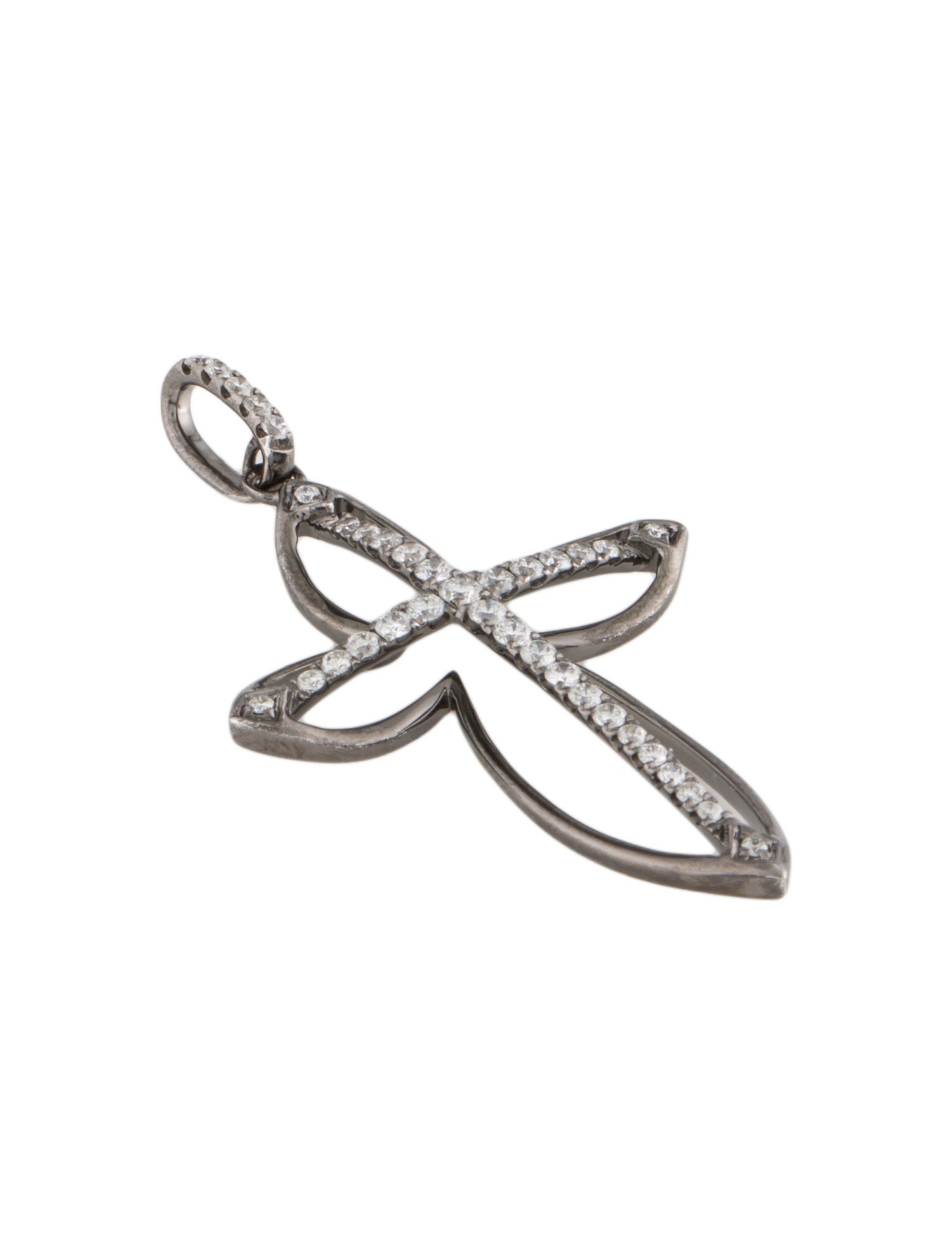 Pendant 14K Diamond Cross Pendant