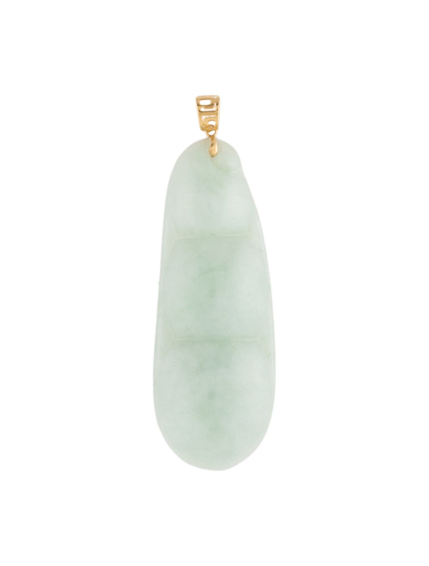 Pendant 18K Jadeite Pea Pod