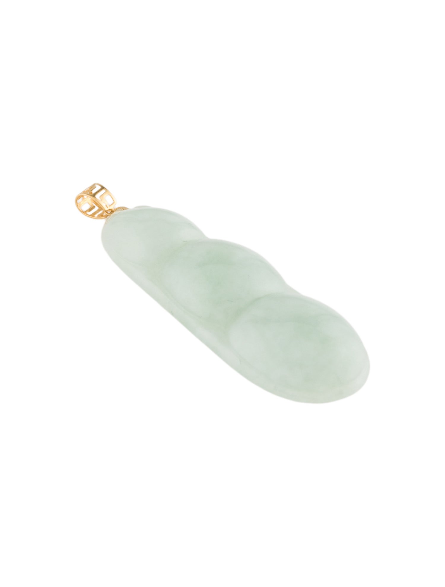 Pendant 18K Jadeite Pea Pod