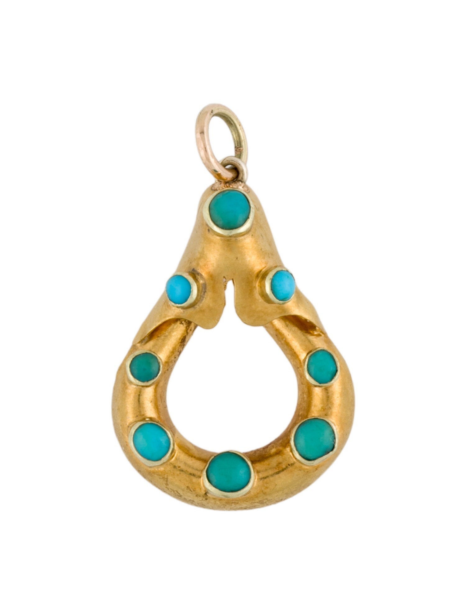 Pendant 14K Turquoise