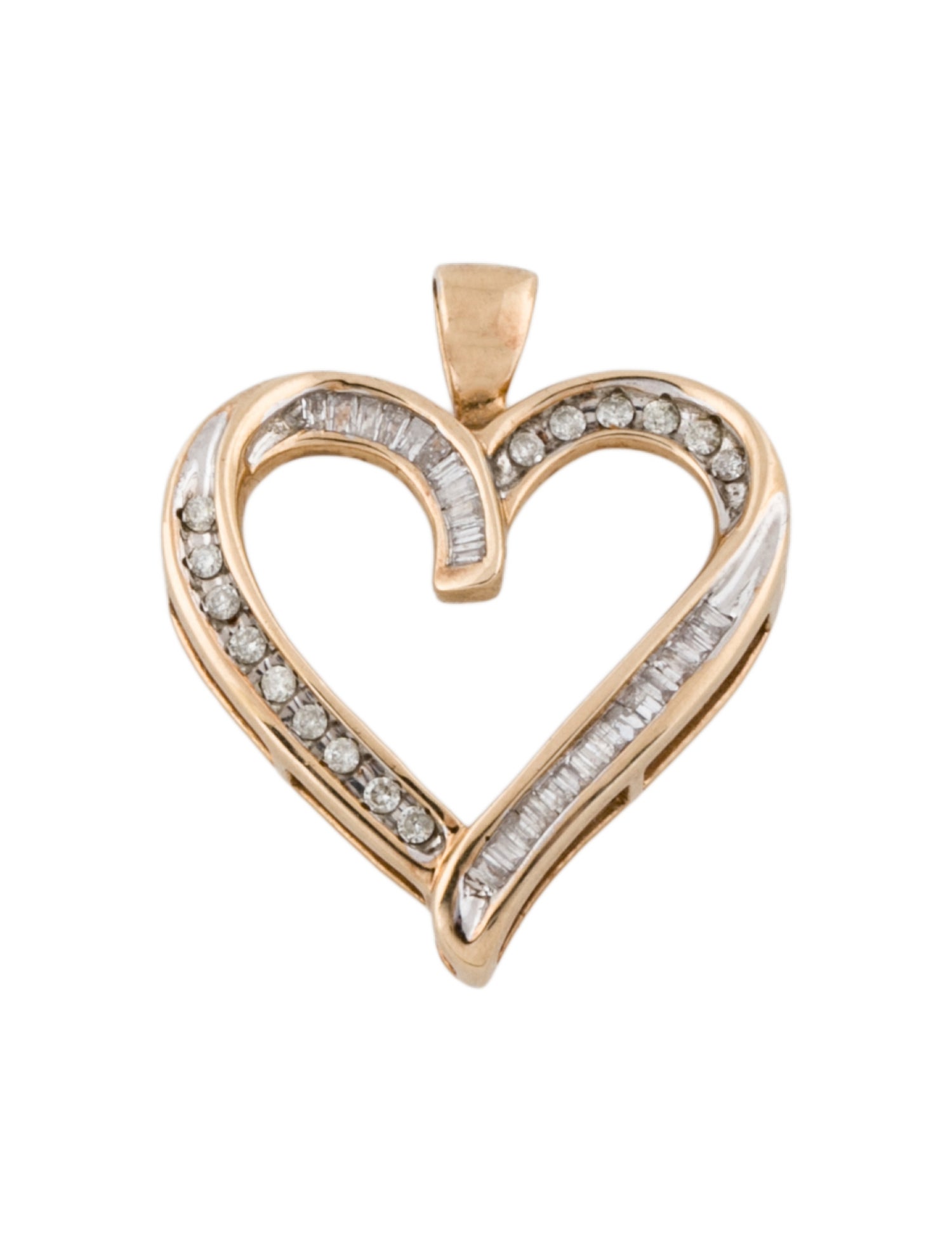 Pendant 10K Diamond Heart