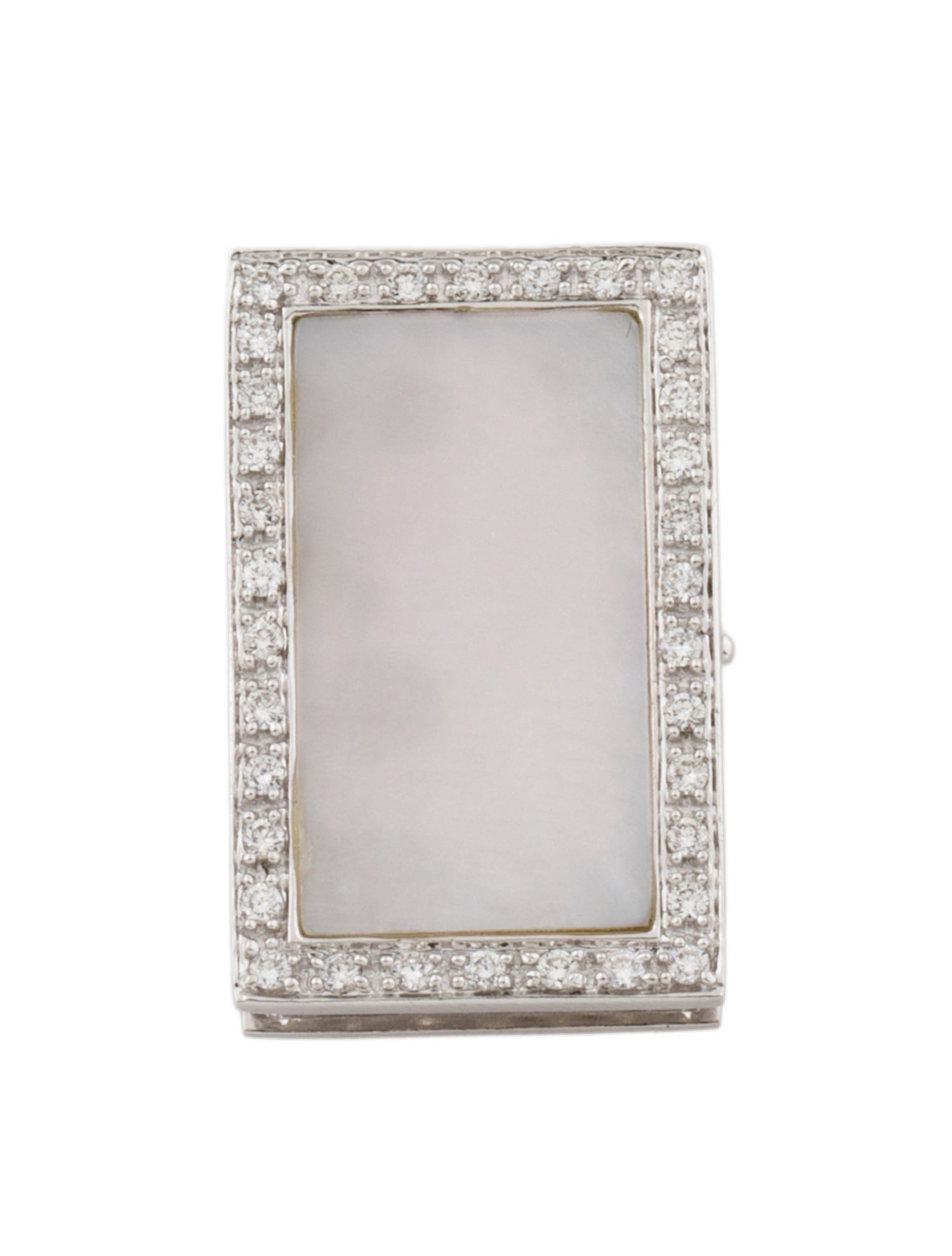 Pendant 18K Mother of Pearl & Diamond