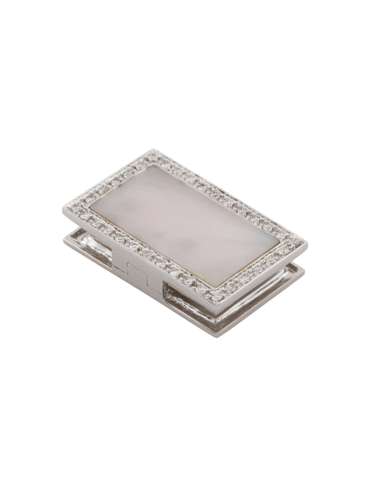 Pendant 18K Mother of Pearl & Diamond