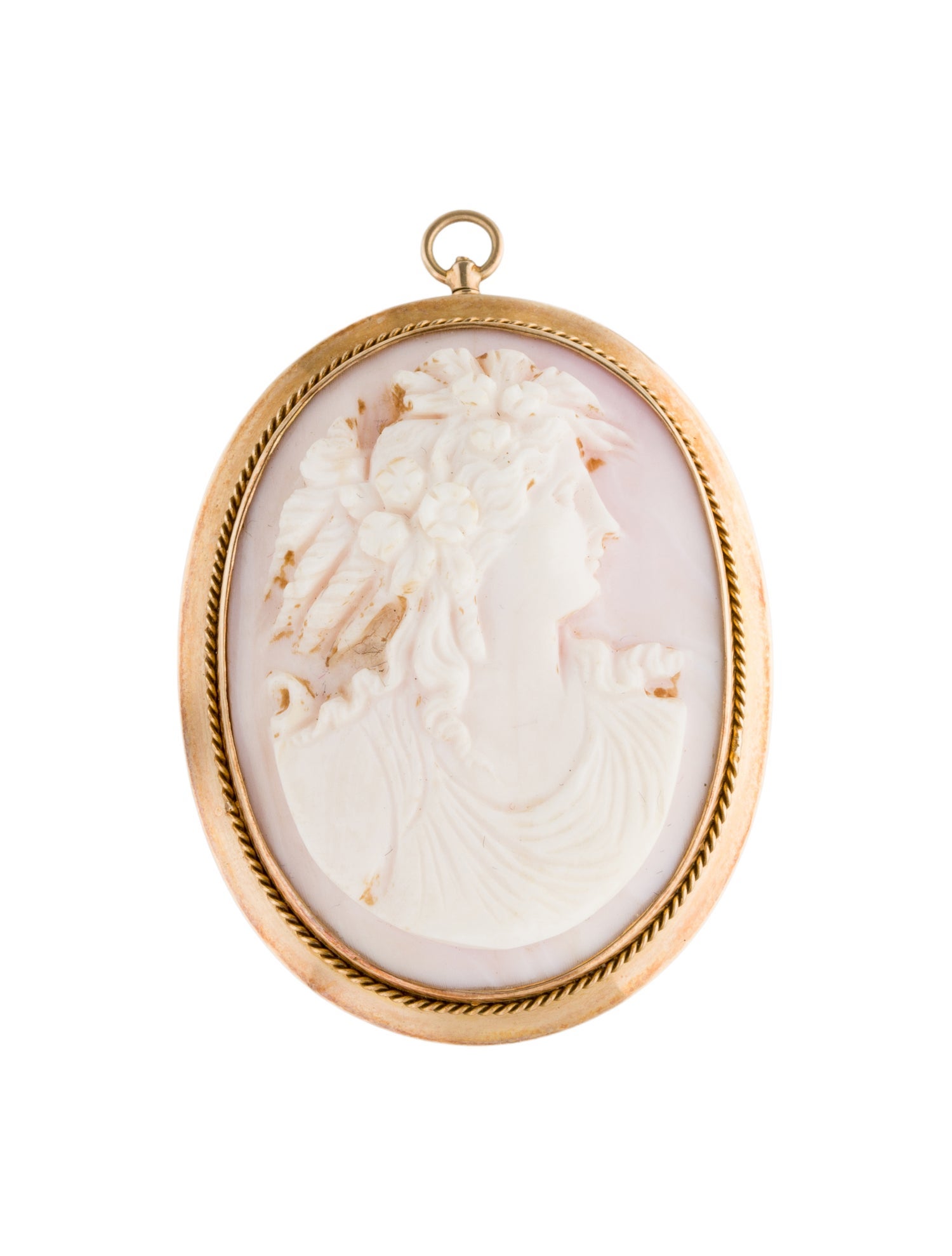 Pendant 14K Cameo