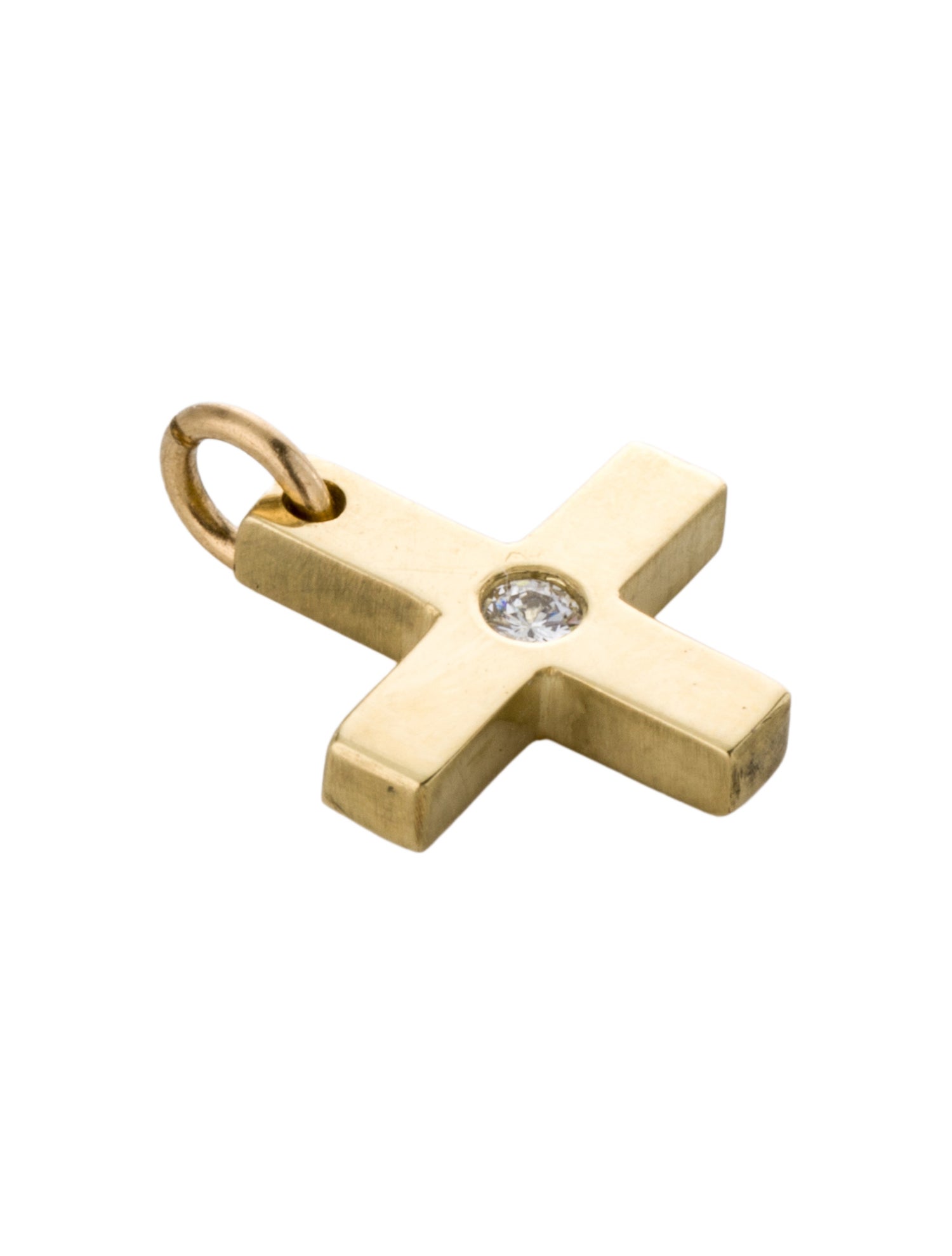 Pendant 18K Diamond Cross