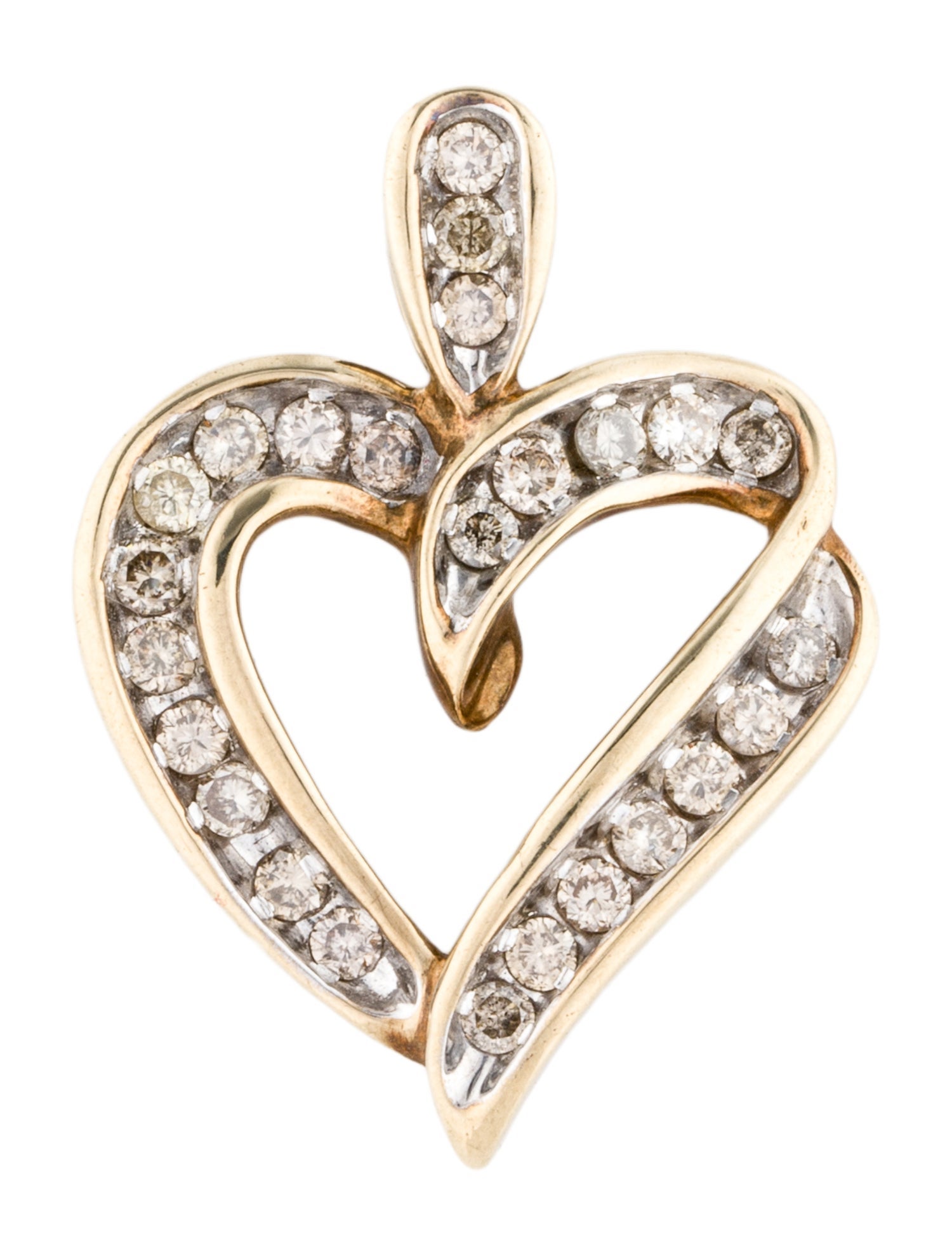 Pendant 10K Diamond Heart