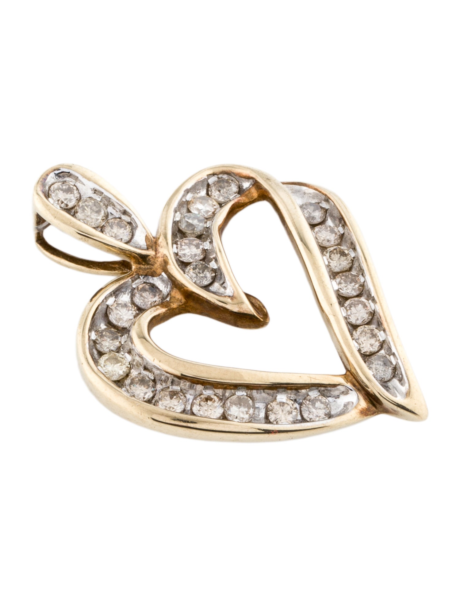 Pendant 10K Diamond Heart