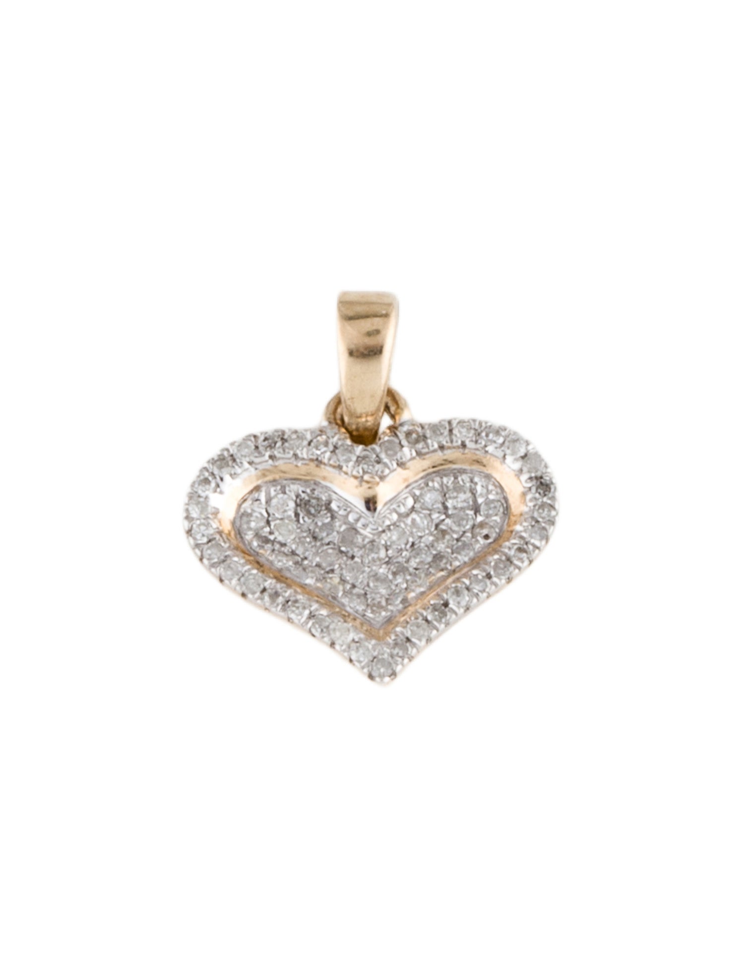 Pendant 10K Diamond Heart Pendant