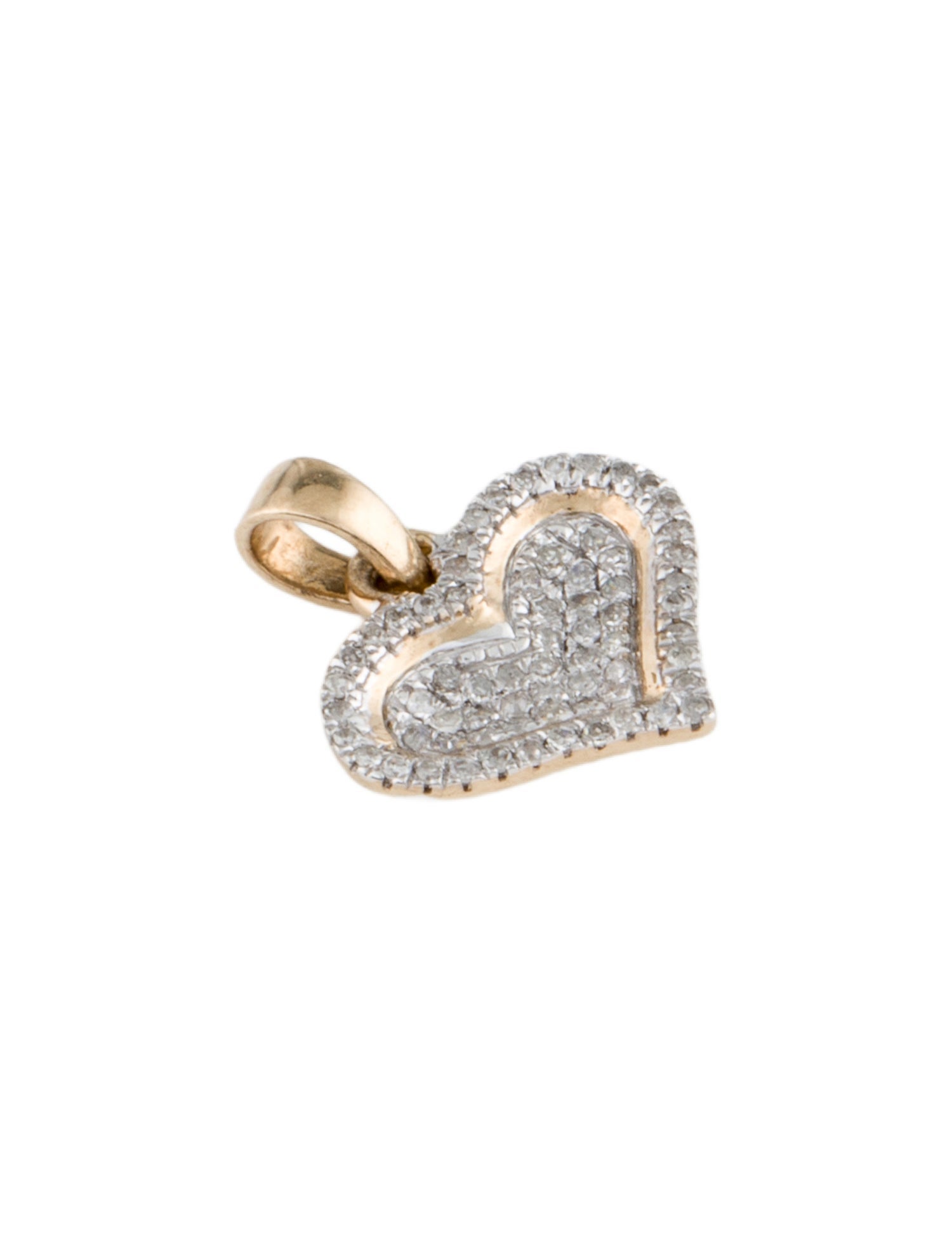 Pendant 10K Diamond Heart Pendant