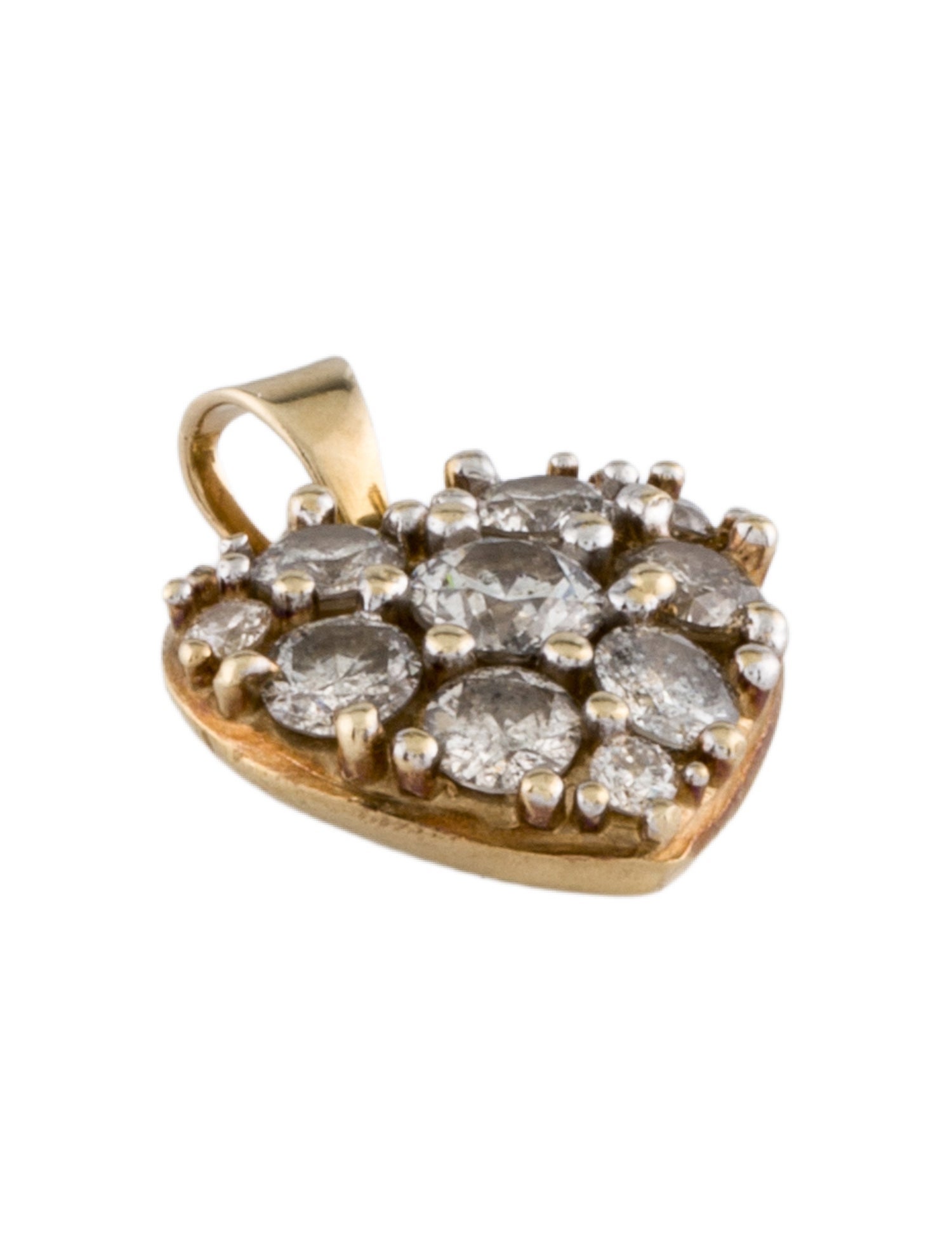 Pendant 10K Diamond Heart