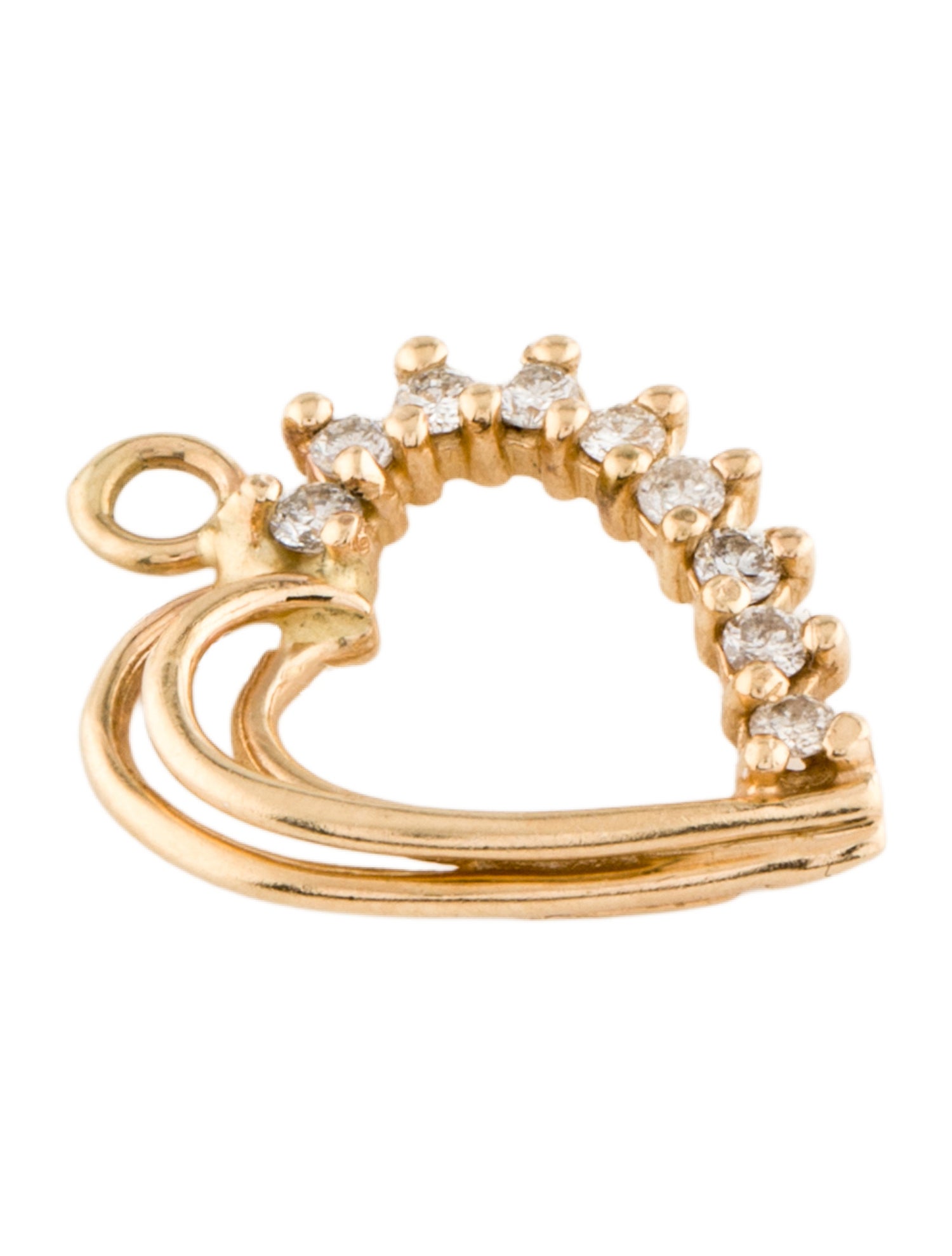 Pendant 14K Diamond Heart