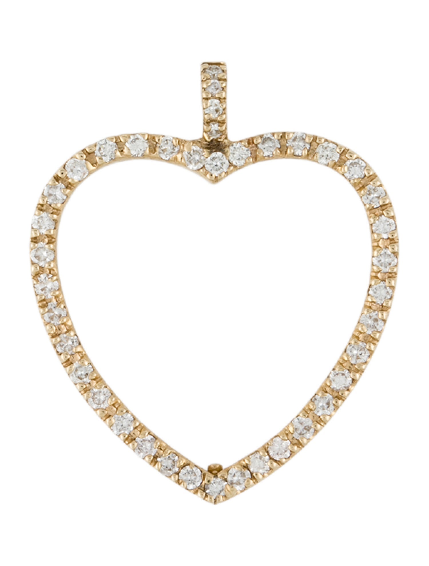 Pendant 14K Diamond Heart