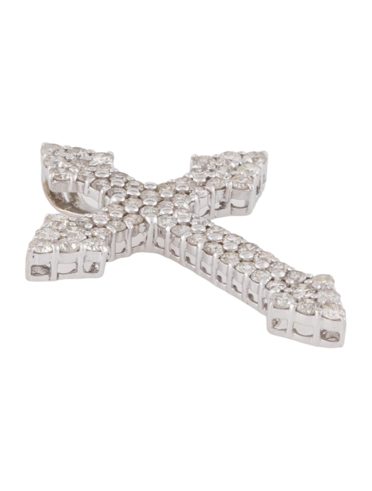 Pendant 18K Diamond Pavé Cross
