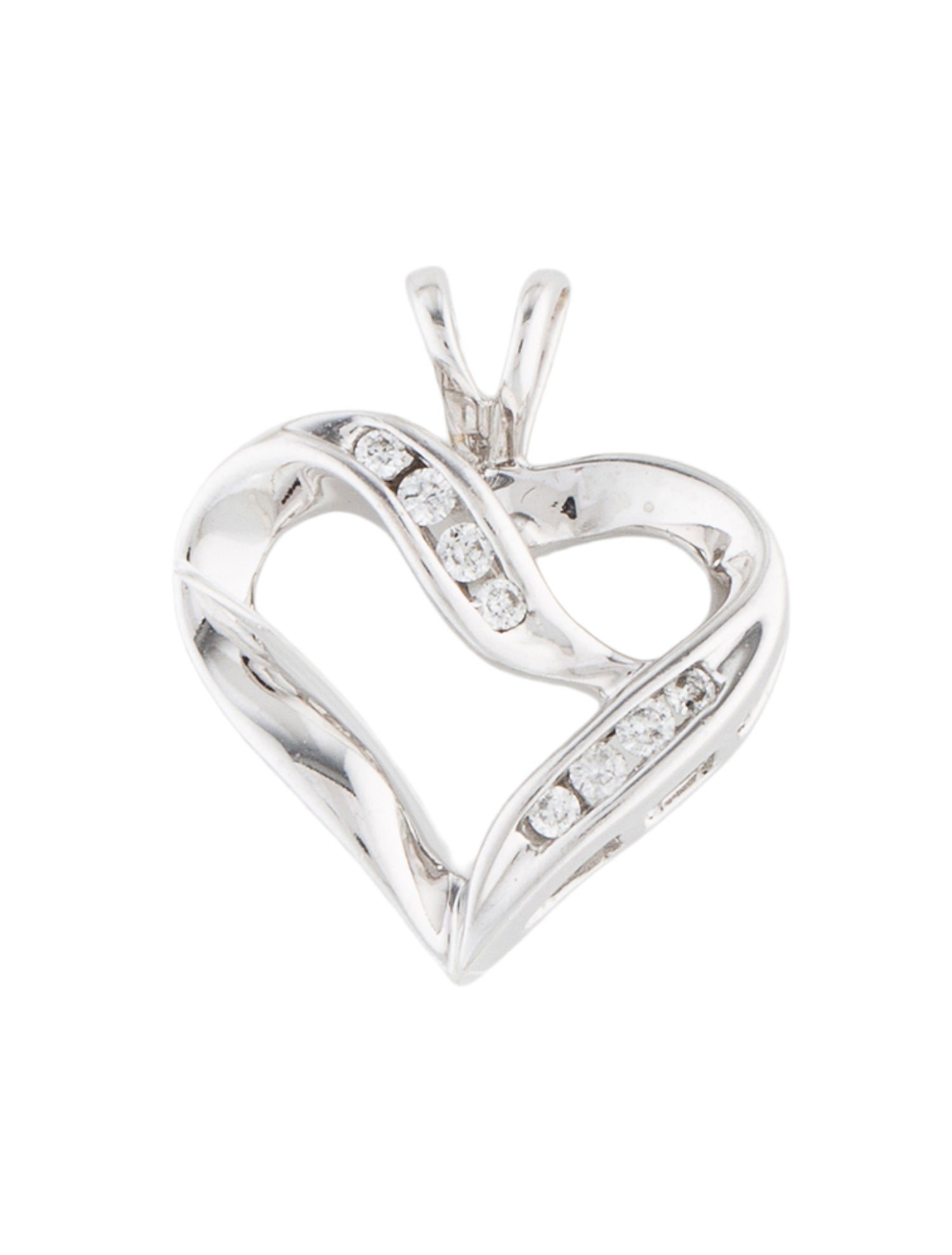 Pendant 14K Diamond Heart