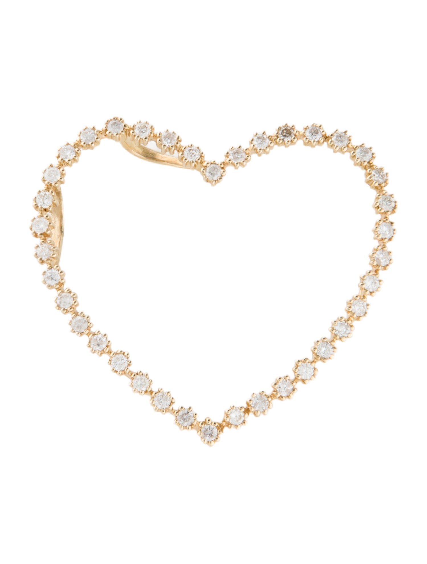 Pendant 14K Diamond Heart