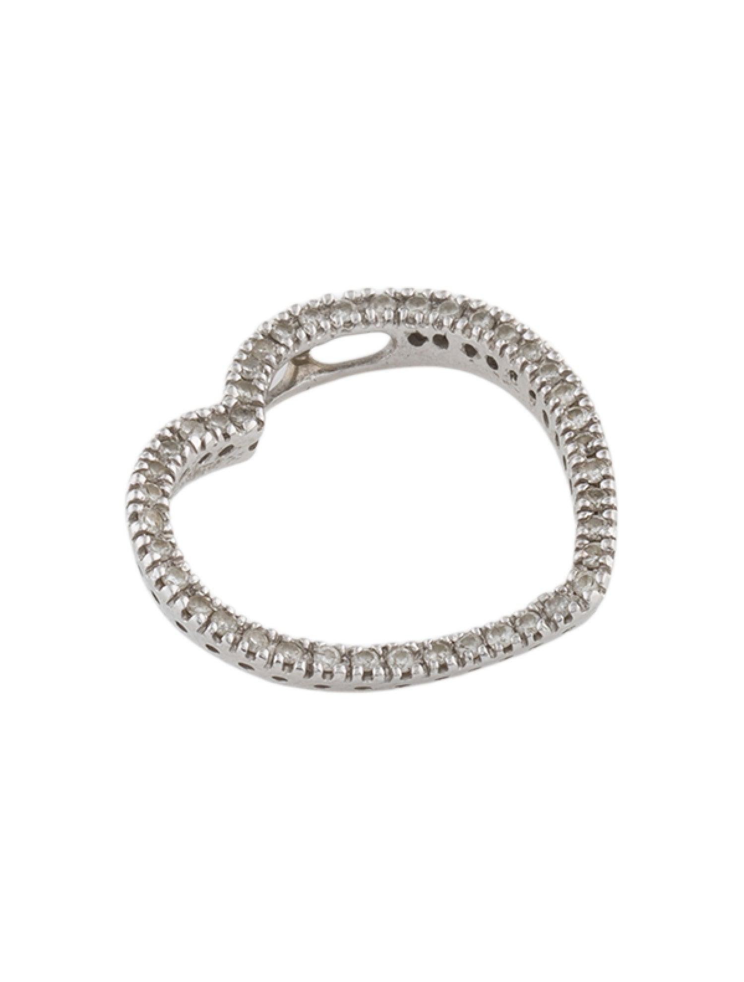 Pendant 14K Diamond Heart Outline