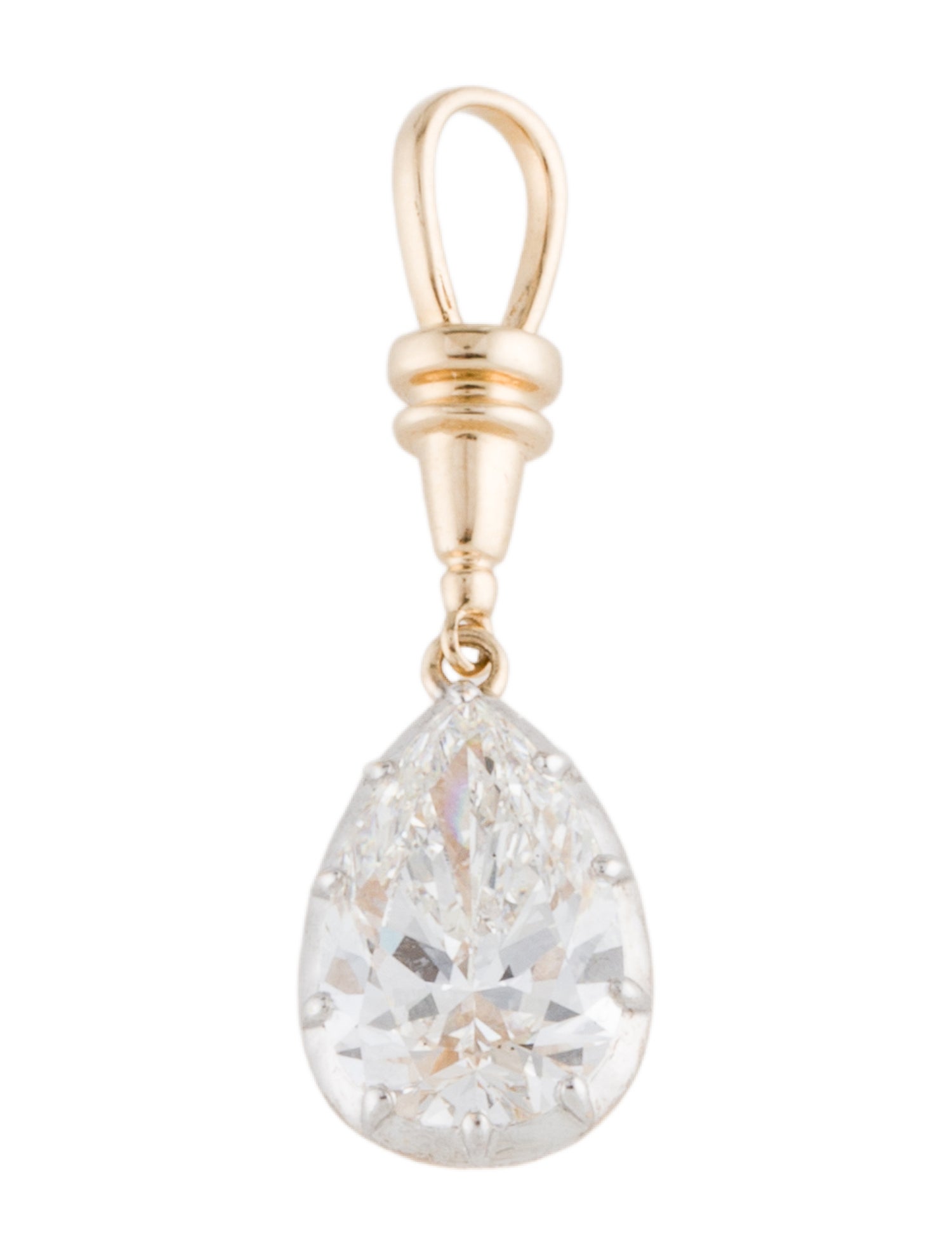 Pendant 14K 1.86ctw Lab-Grown Diamond