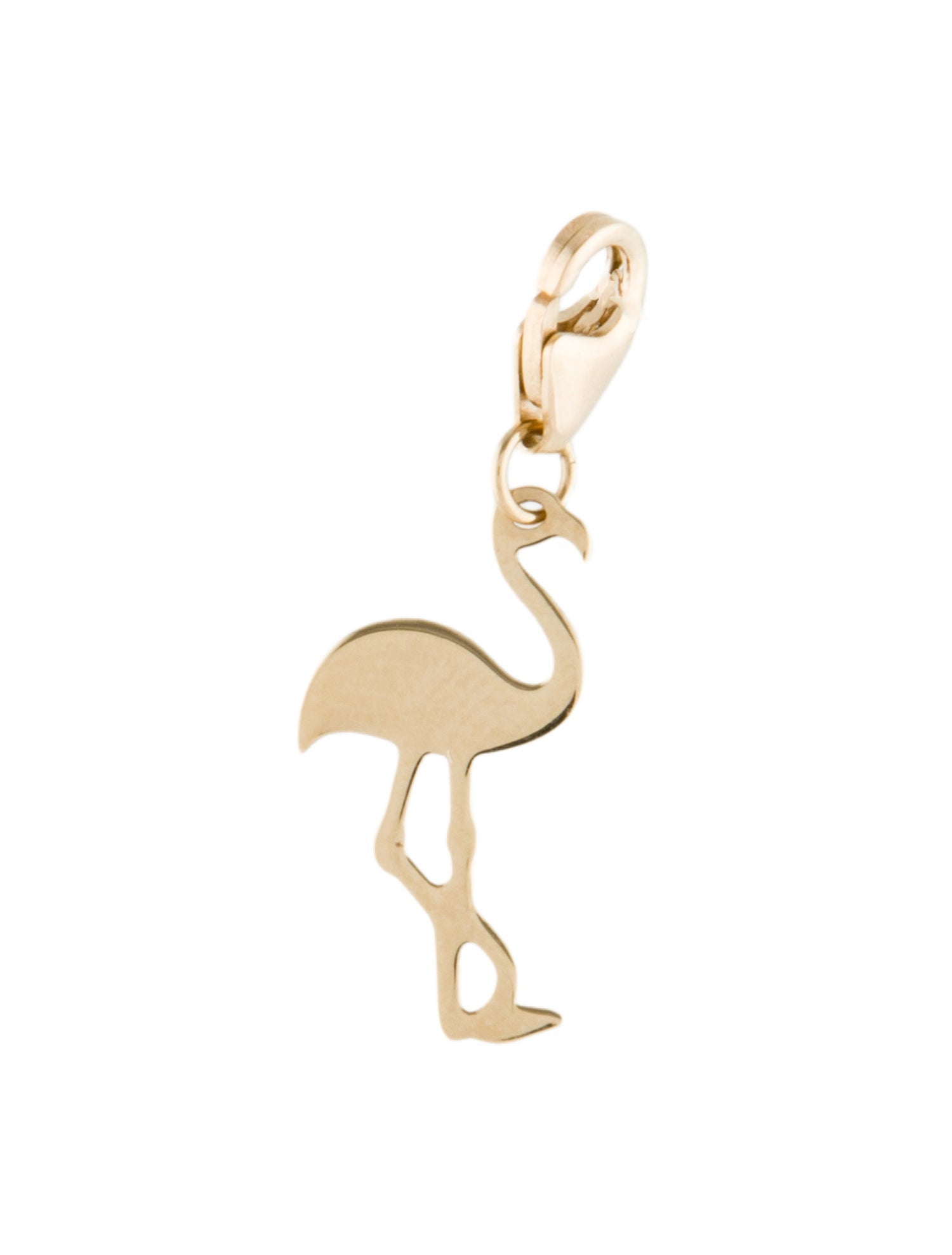Pendant 14K Flamingo Charm