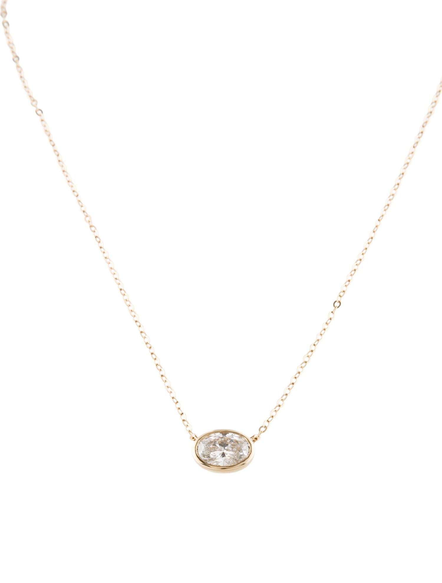 Pendant 14K 2.50ct Lab-Grown Diamond Pendant Necklace