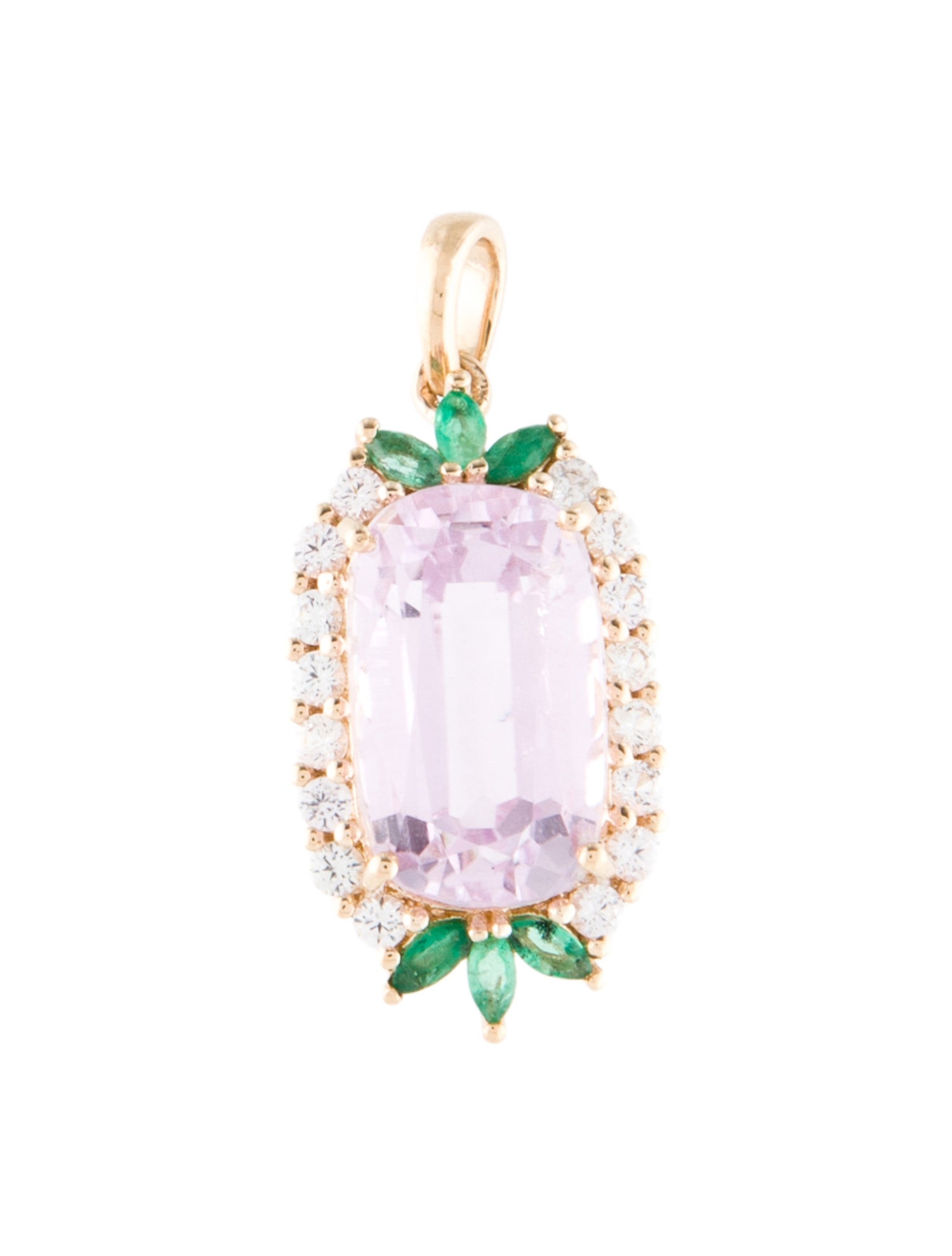 Pendant 14K Multi-Stone Pendant