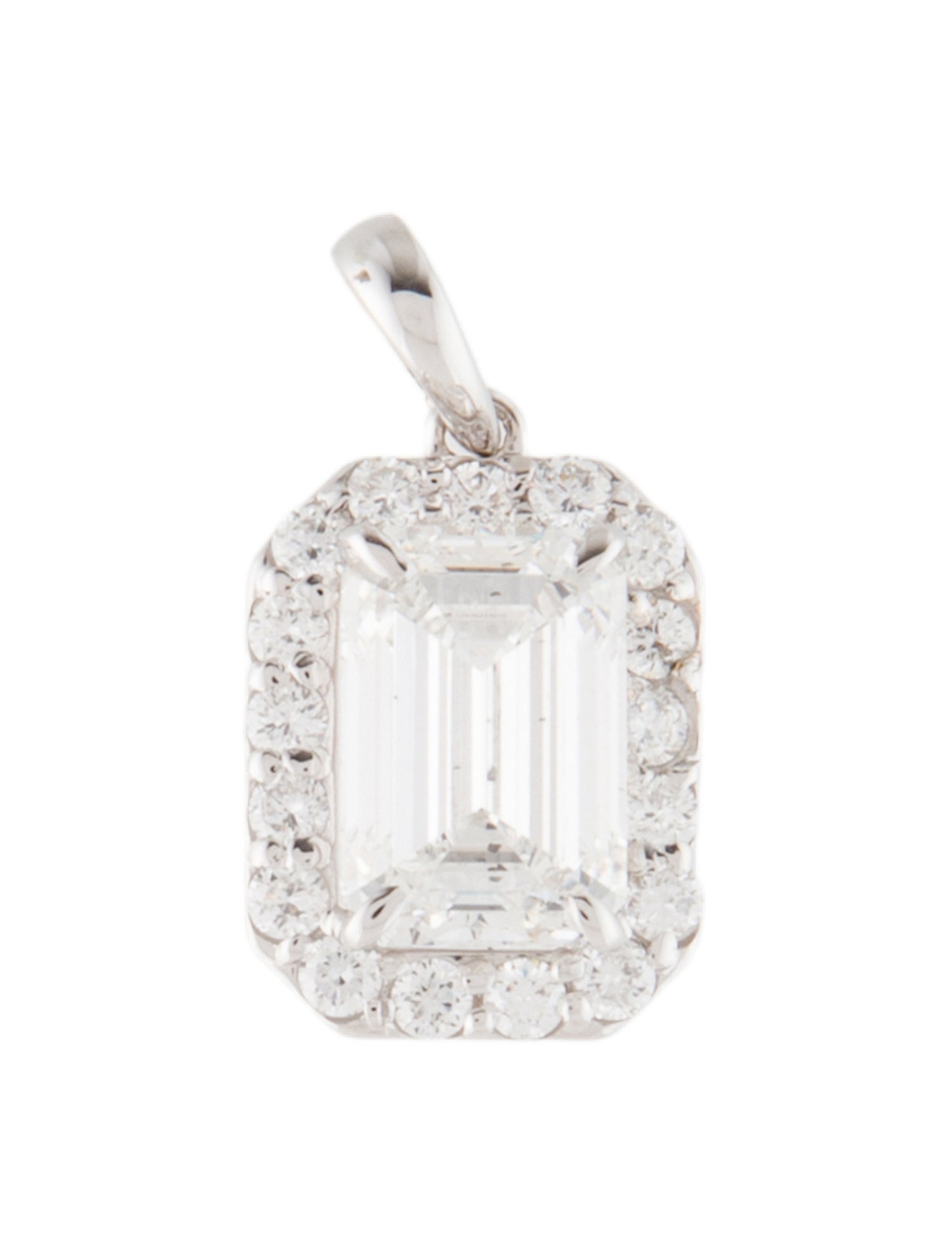 Pendant 14K 2.27ct Lab-Grown Diamond Halo