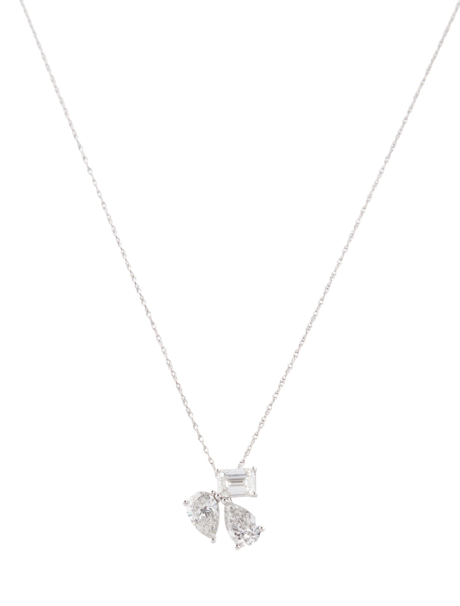 Pendant 14K 1.50ctw Lab-Grown Diamond Pendant Necklace