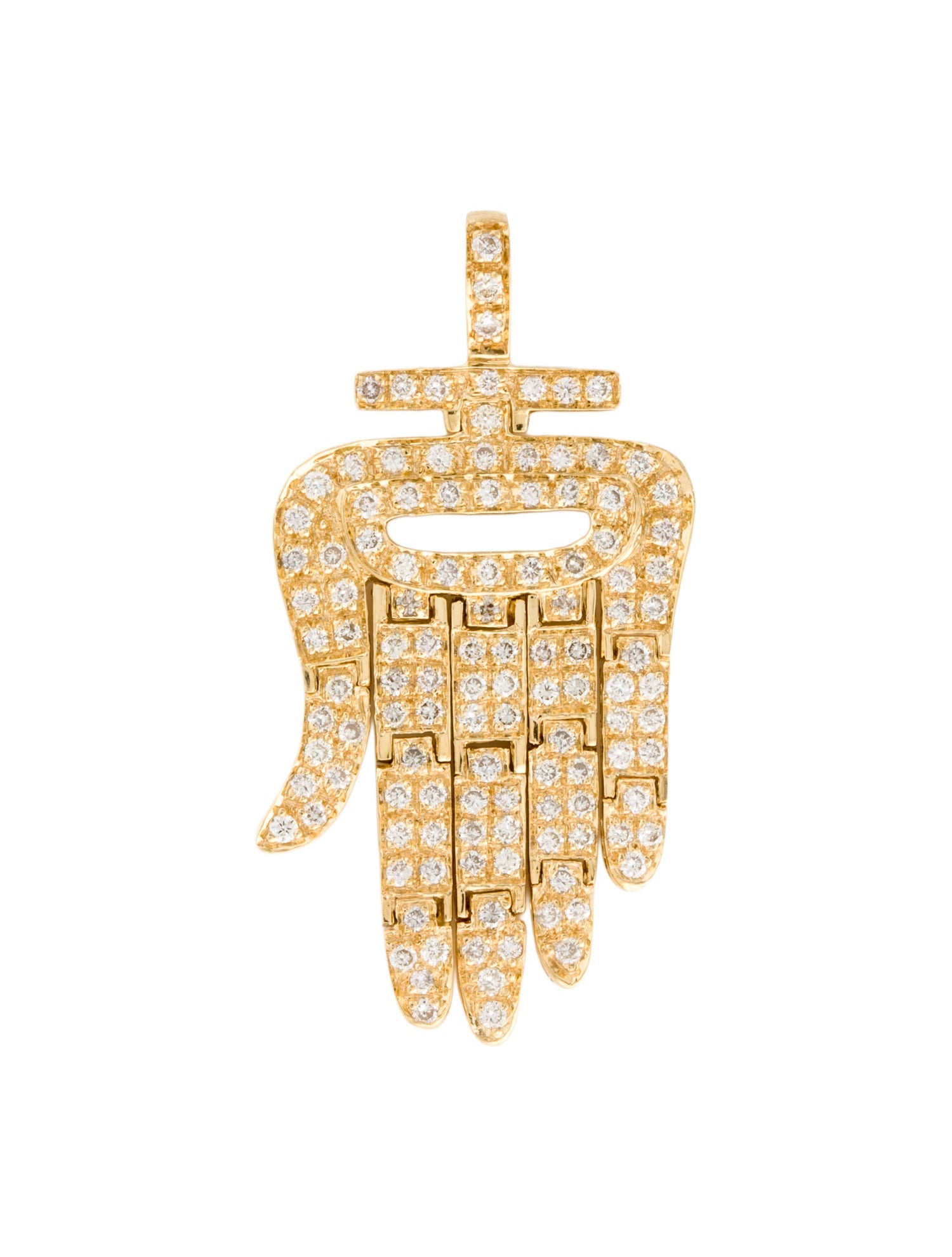 Pendant 18K Diamond Hand