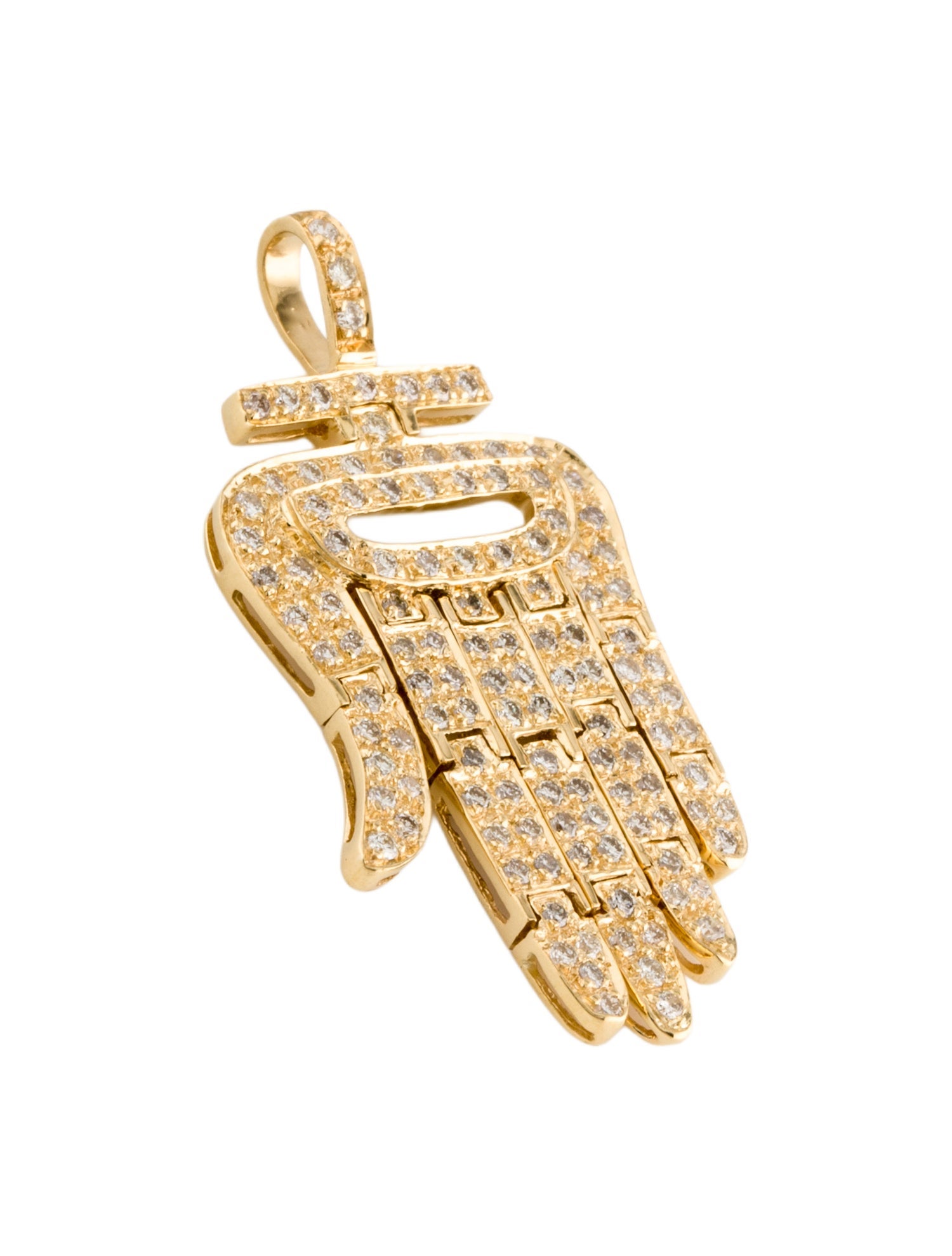 Pendant 18K Diamond Hand