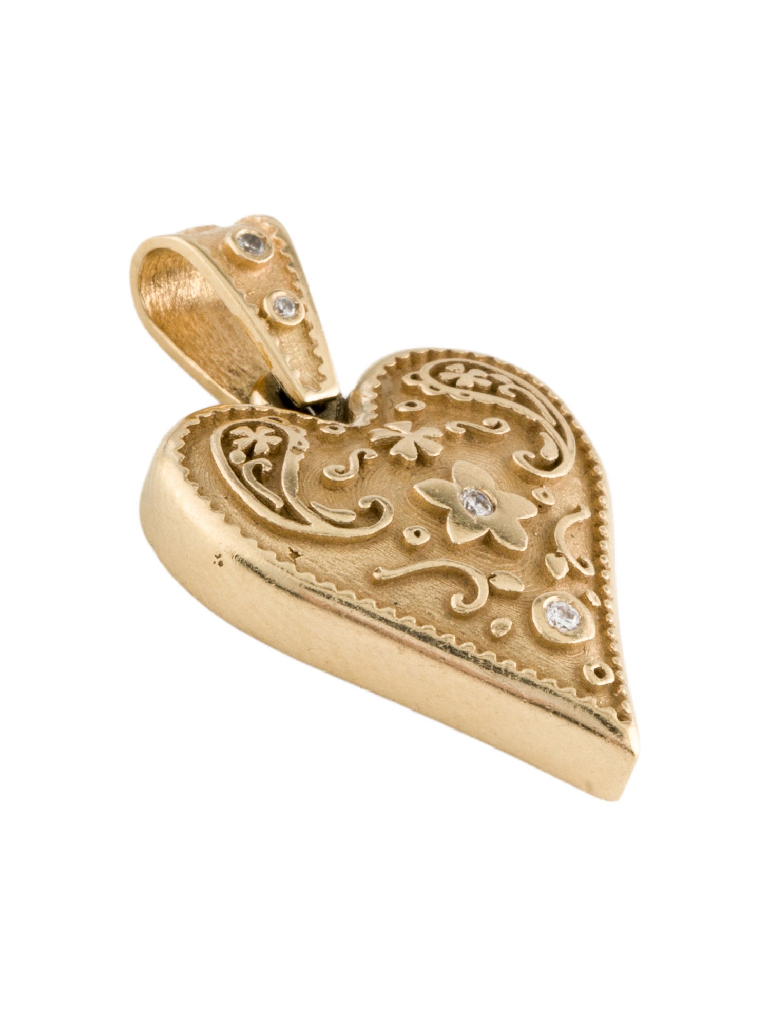 Pendant 14K Diamond Heart