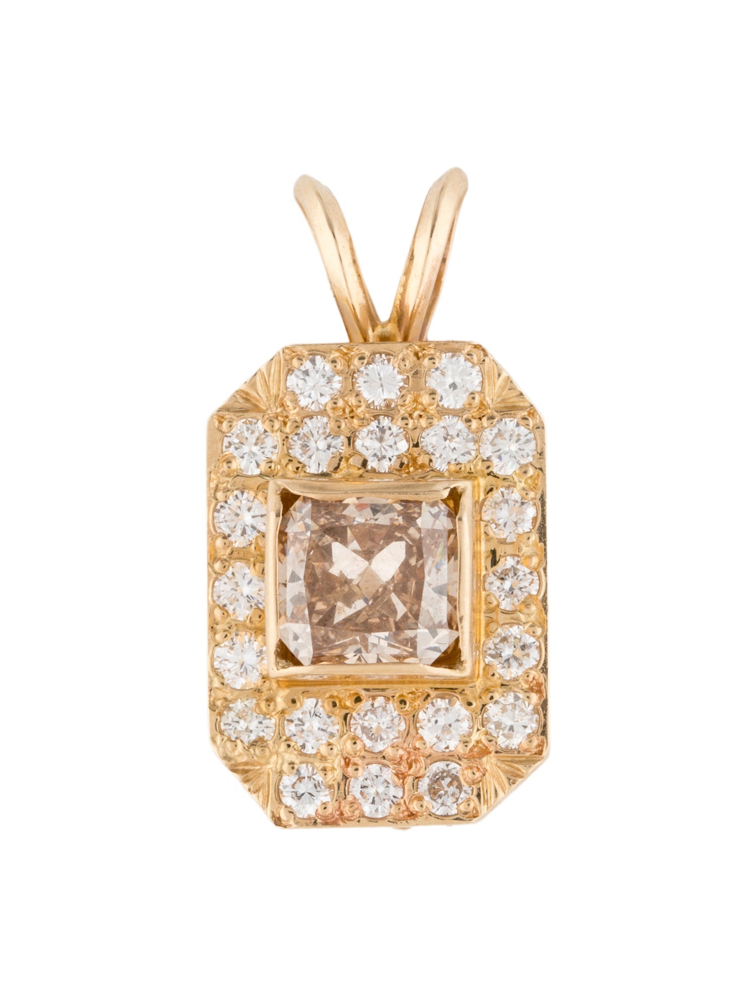 Pendant 14K 2.46ctw Diamond