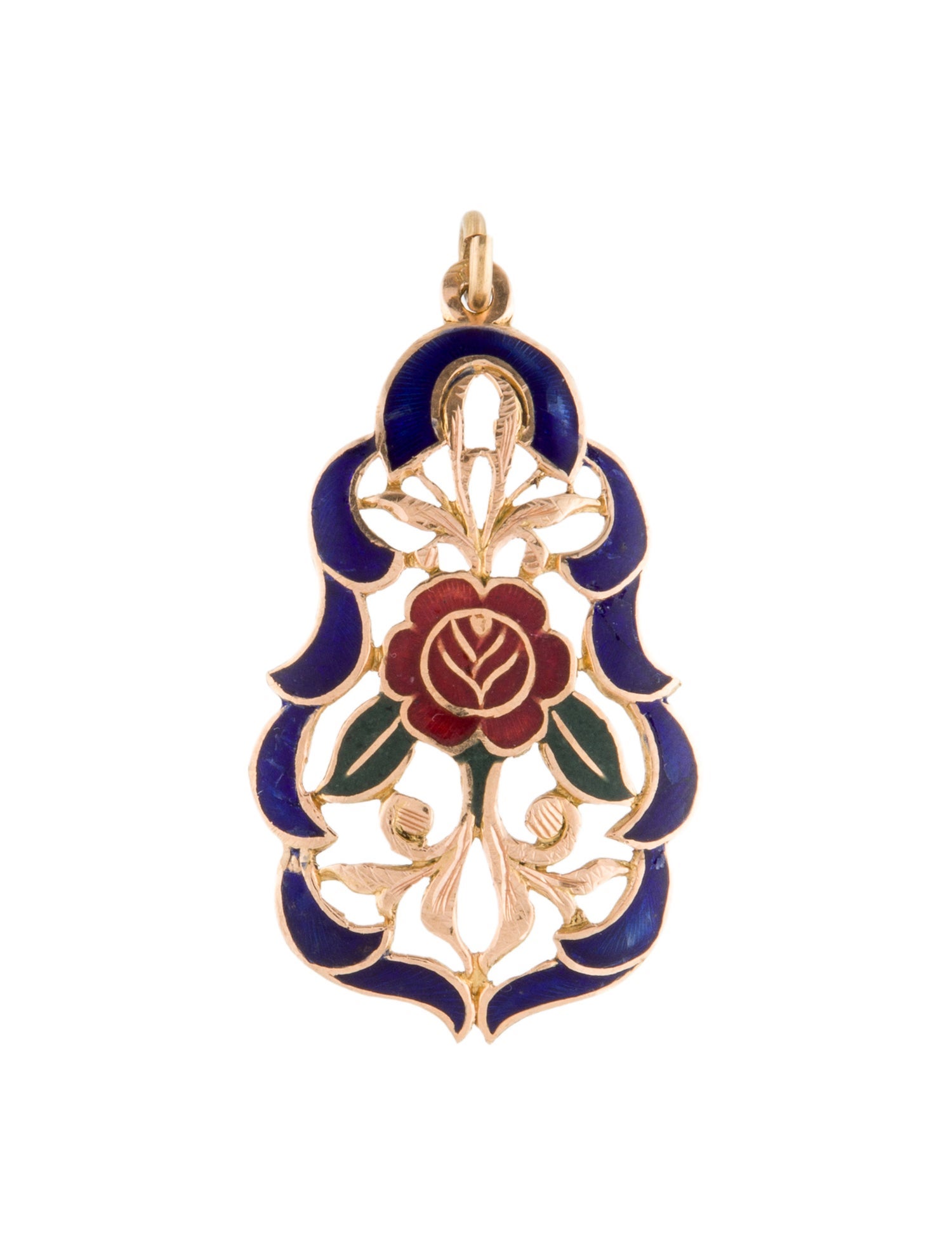 Pendant 18K Enamel