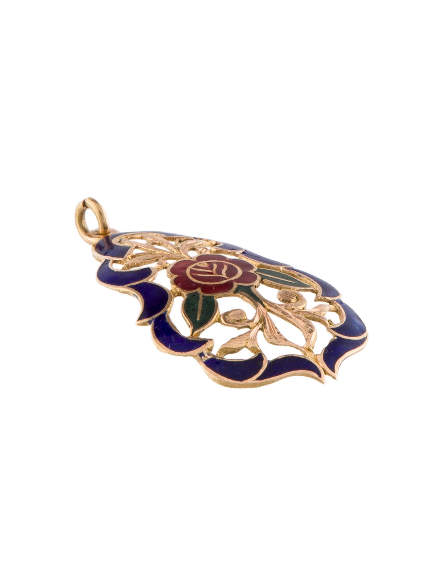 Pendant 18K Enamel