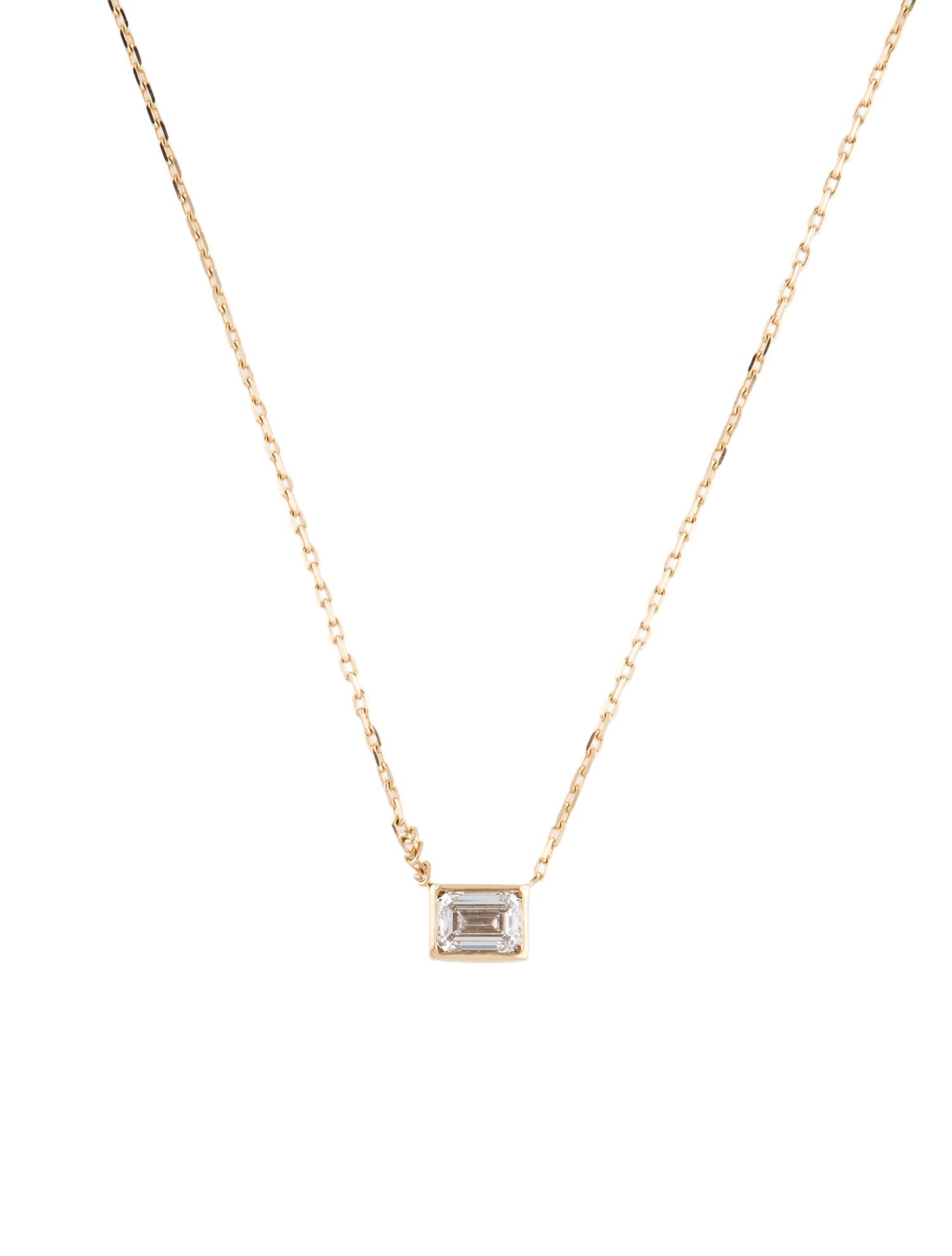 Pendant 14K 1.20ct Lab-Grown Diamond Necklace