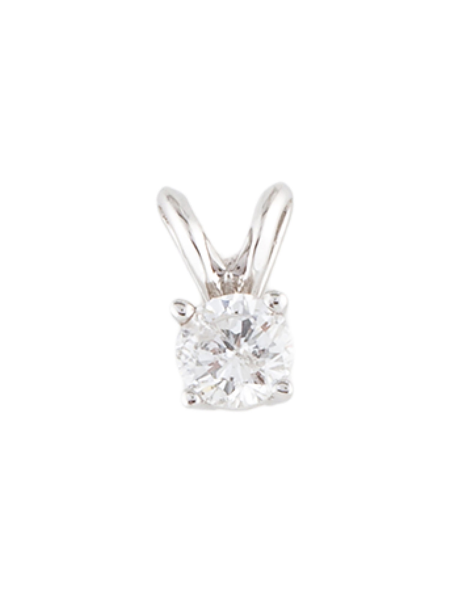Pendant 14K 0.23ctw.Diamond Solitaire Pendant