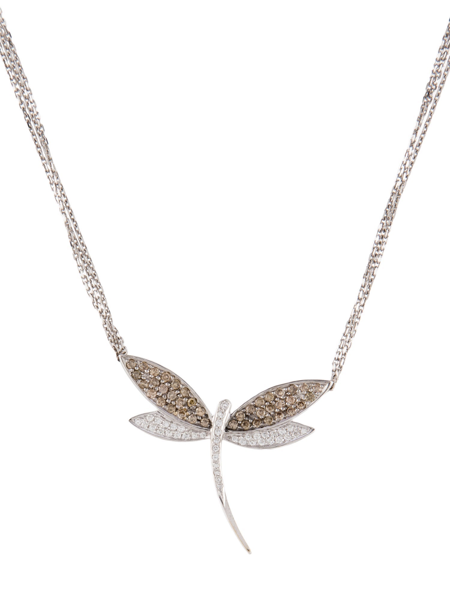 Pendant Diamond Dragonfly Necklace