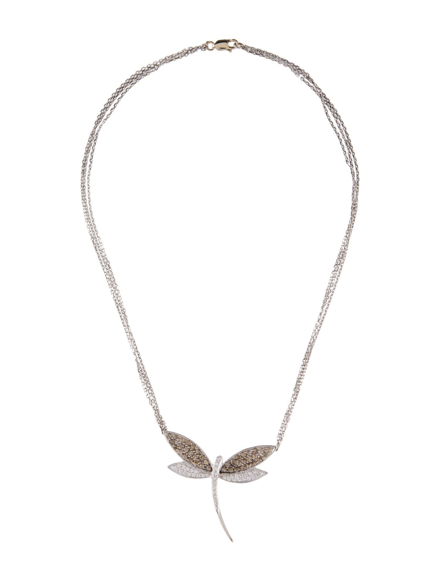 Pendant Diamond Dragonfly Necklace