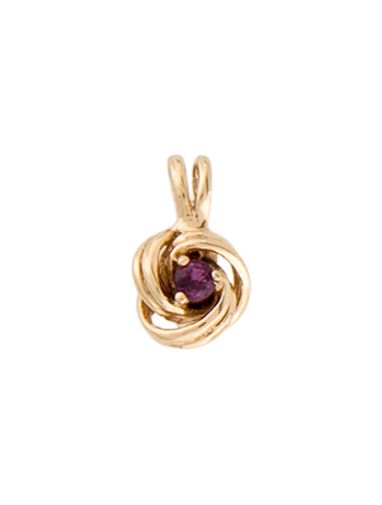 Pendant 14K Ruby Charm